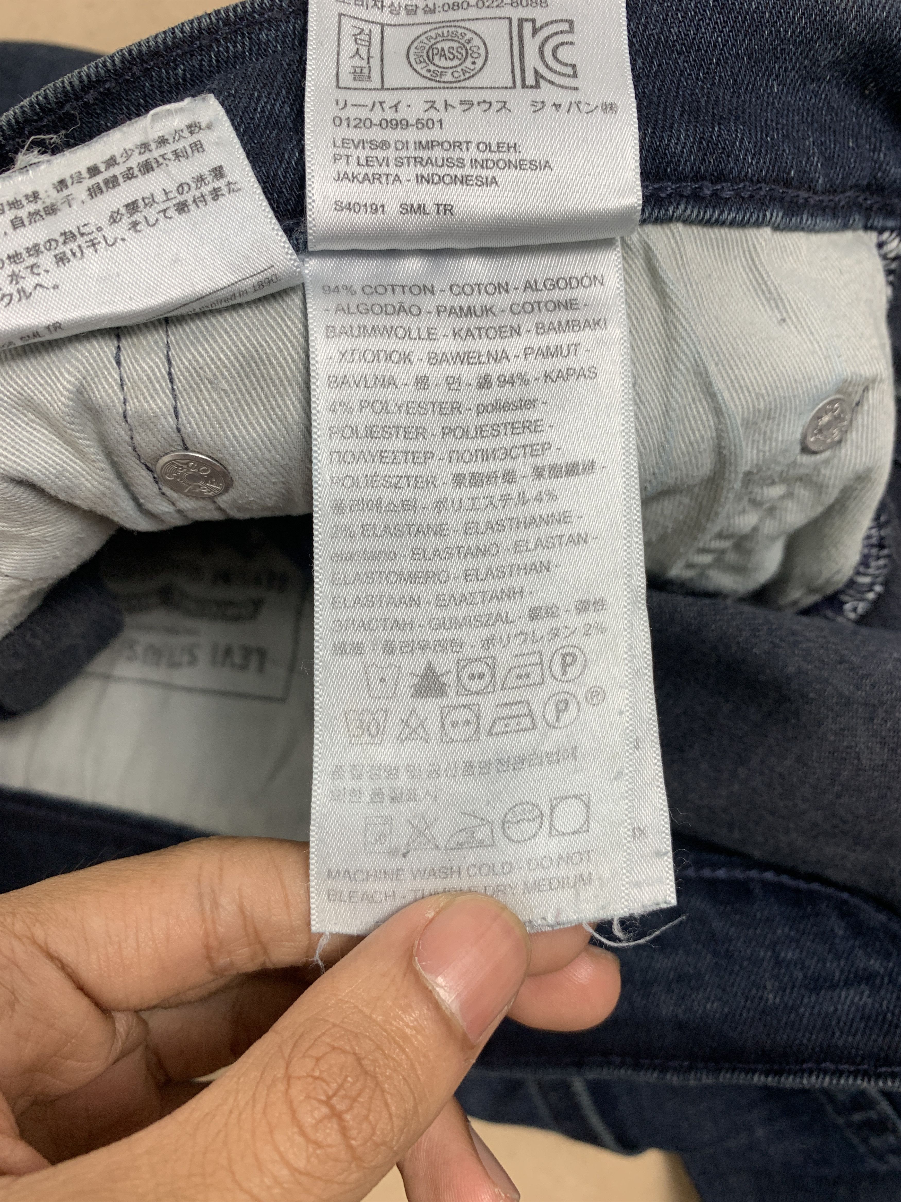 Levi's × Vintage Vintage Levis 502 MId Skinny Distressed Blue Jeans Size US 40 / EU 56 - 16 Thumbnail