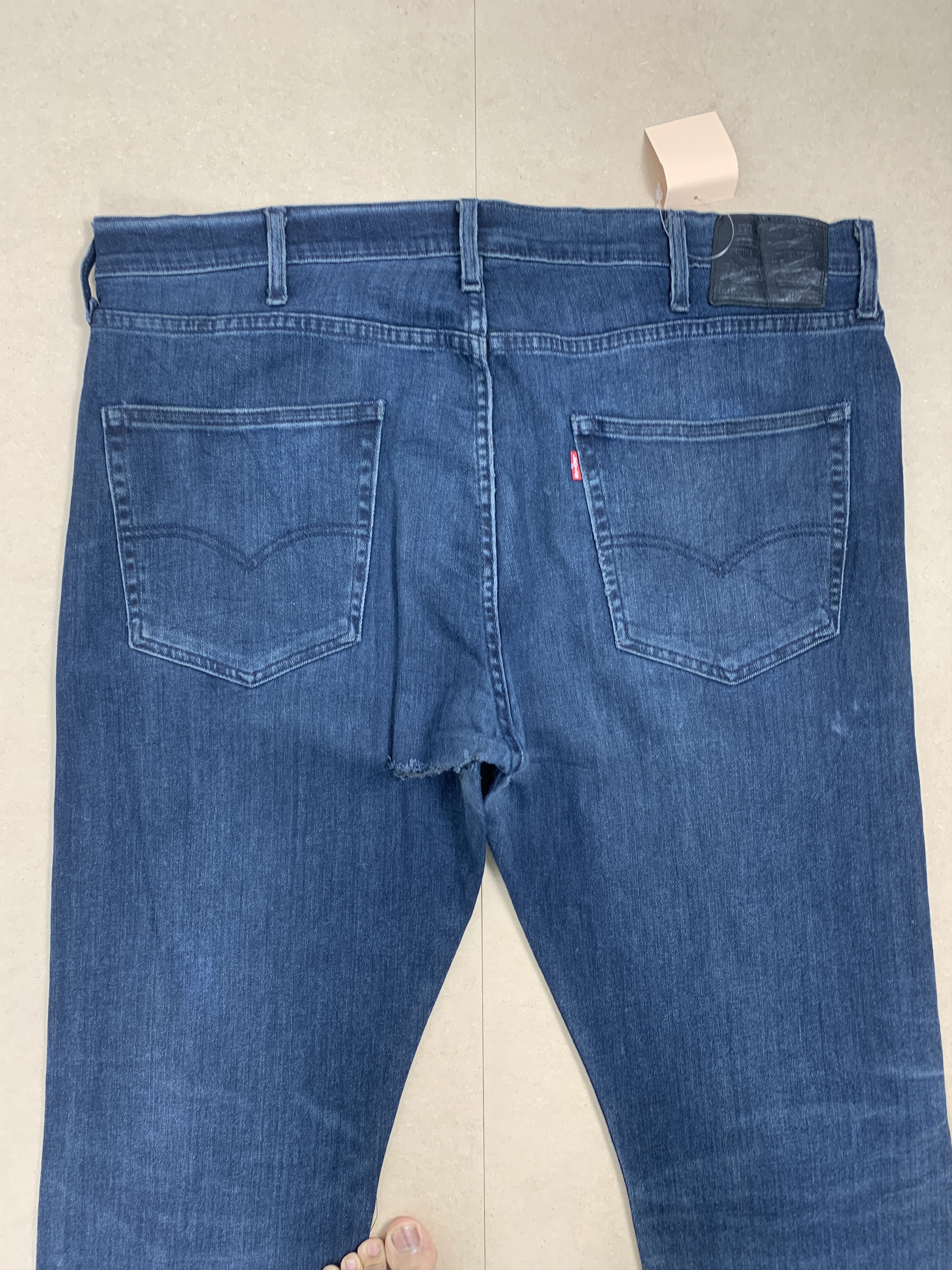 Levi's × Vintage Vintage Levis 502 MId Skinny Distressed Blue Jeans Size US 40 / EU 56 - 5 Thumbnail