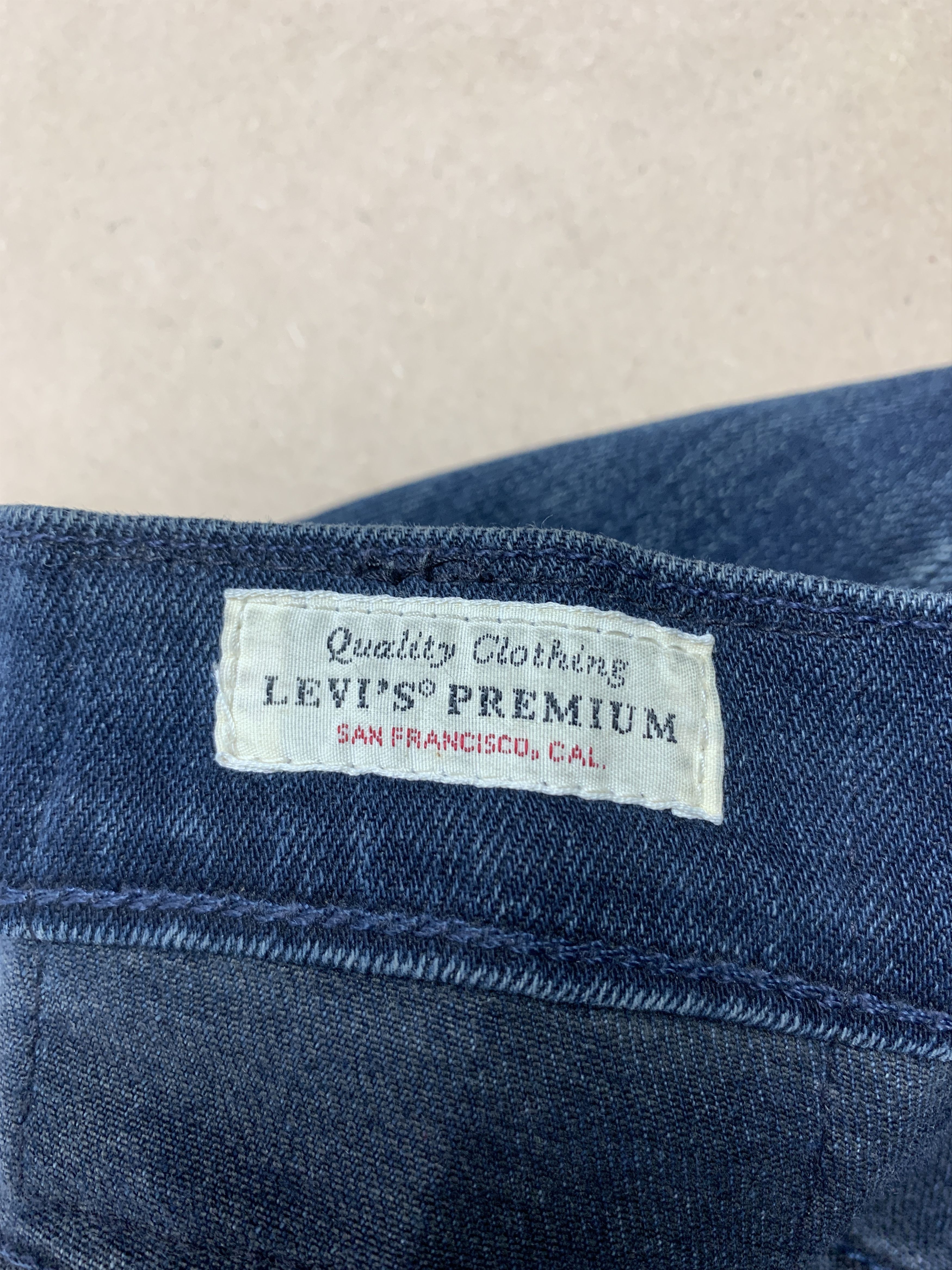 Levi's × Vintage Vintage Levis 502 MId Skinny Distressed Blue Jeans Size US 40 / EU 56 - 11 Thumbnail