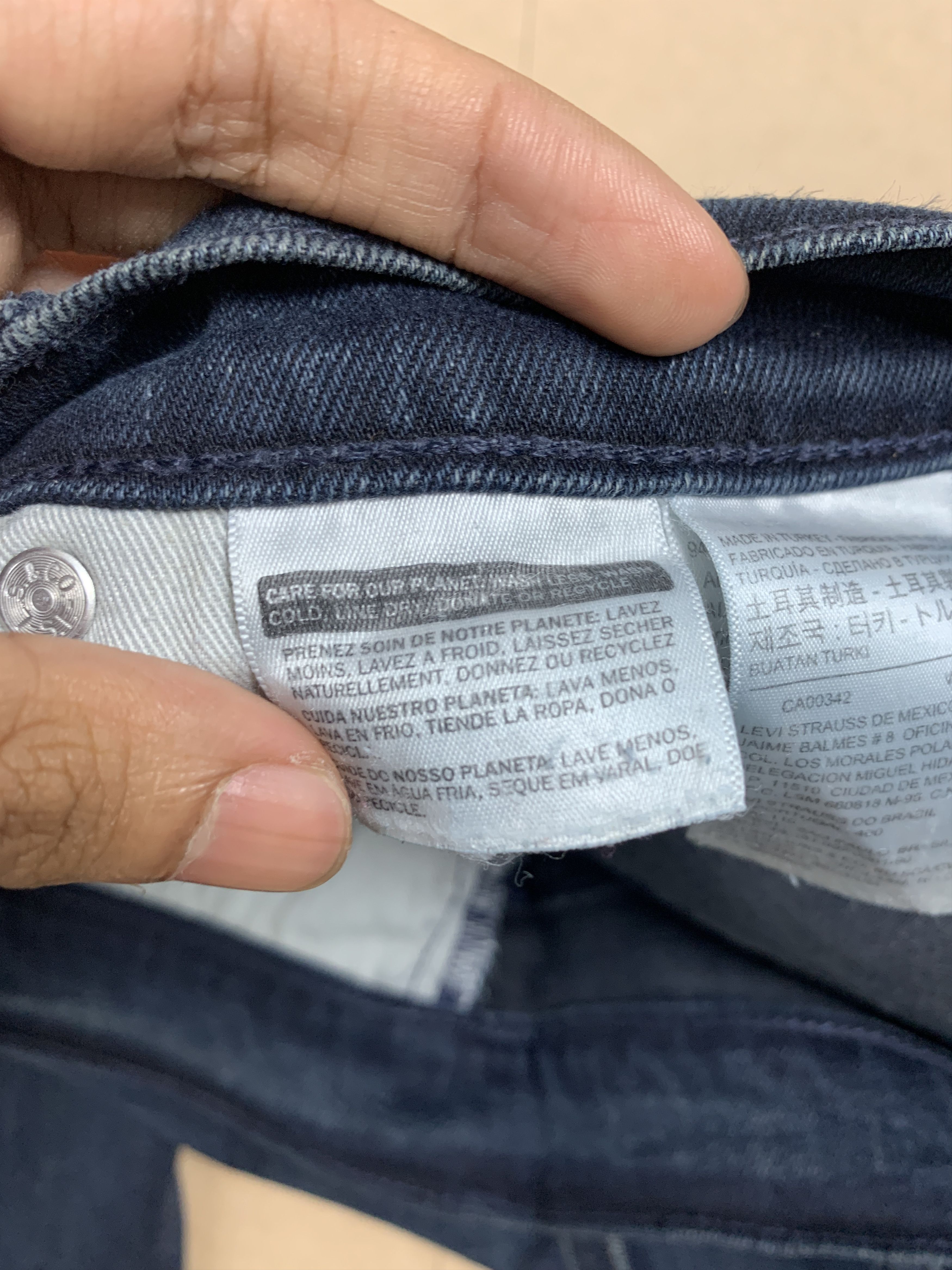 Levi's × Vintage Vintage Levis 502 MId Skinny Distressed Blue Jeans Size US 40 / EU 56 - 12 Thumbnail