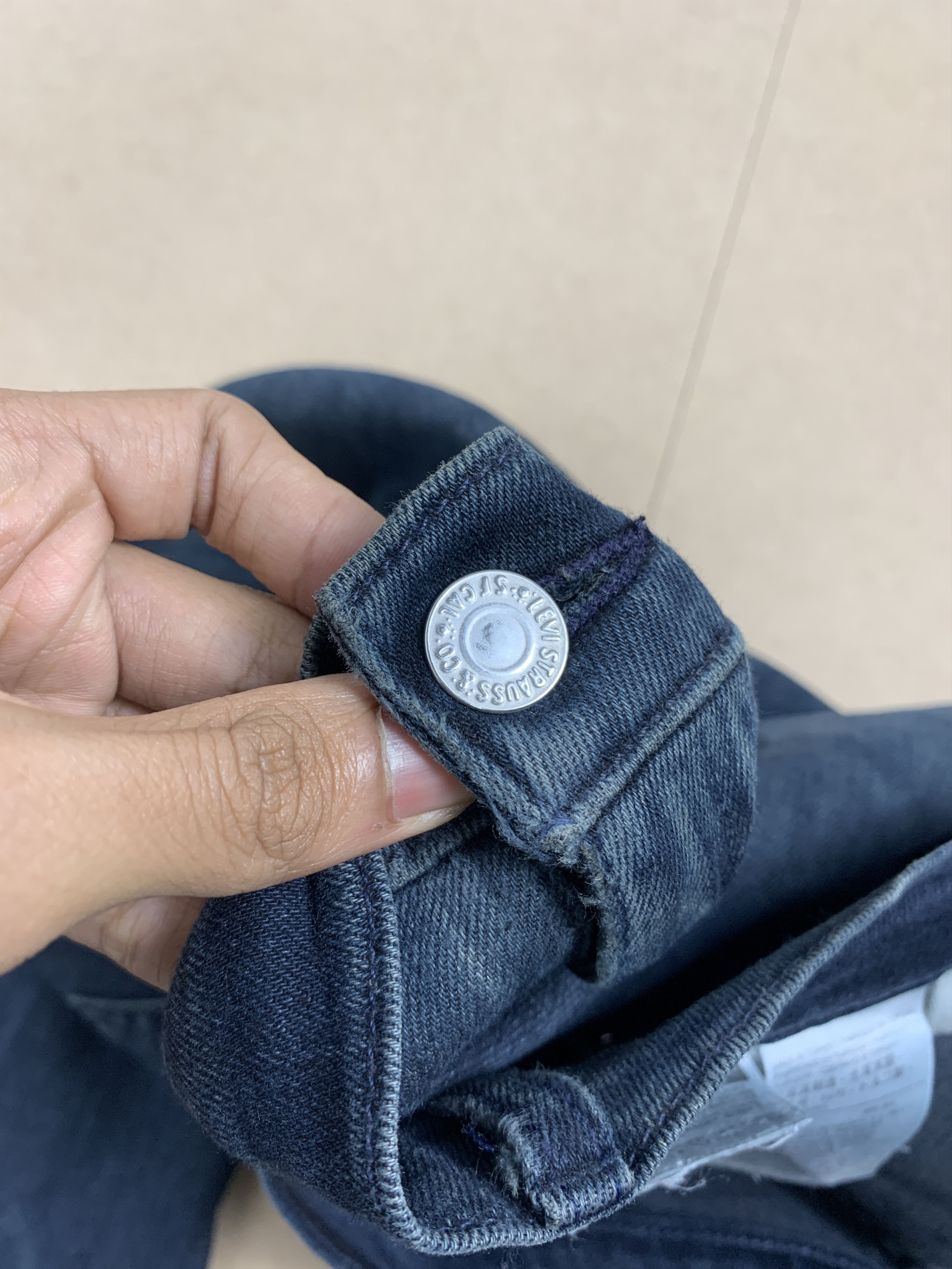 Levi's × Vintage Vintage Levis 502 MId Skinny Distressed Blue Jeans Size US 40 / EU 56 - 22 Thumbnail