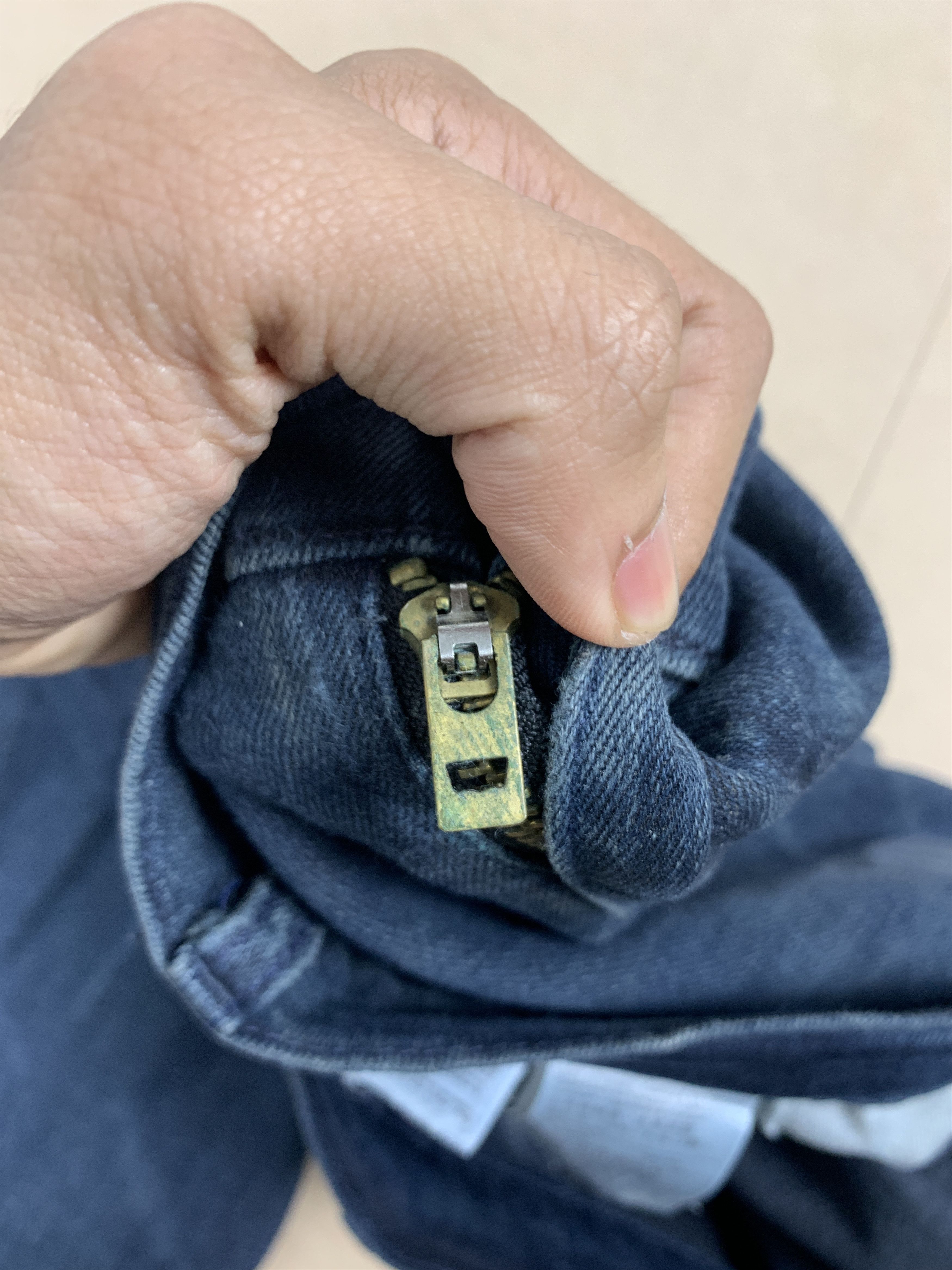 Levi's × Vintage Vintage Levis 502 MId Skinny Distressed Blue Jeans Size US 40 / EU 56 - 23 Thumbnail