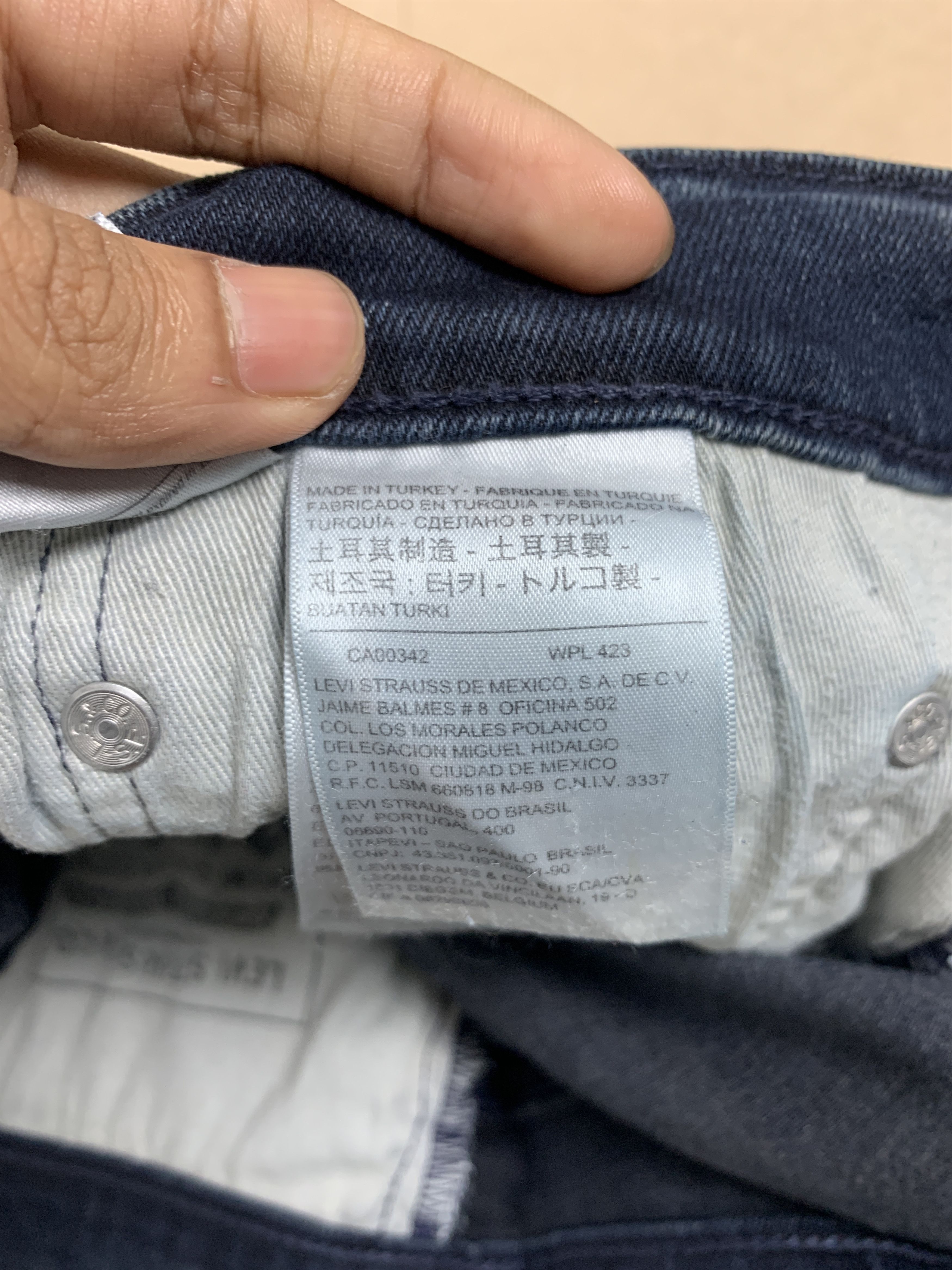 Levi's × Vintage Vintage Levis 502 MId Skinny Distressed Blue Jeans Size US 40 / EU 56 - 14 Thumbnail