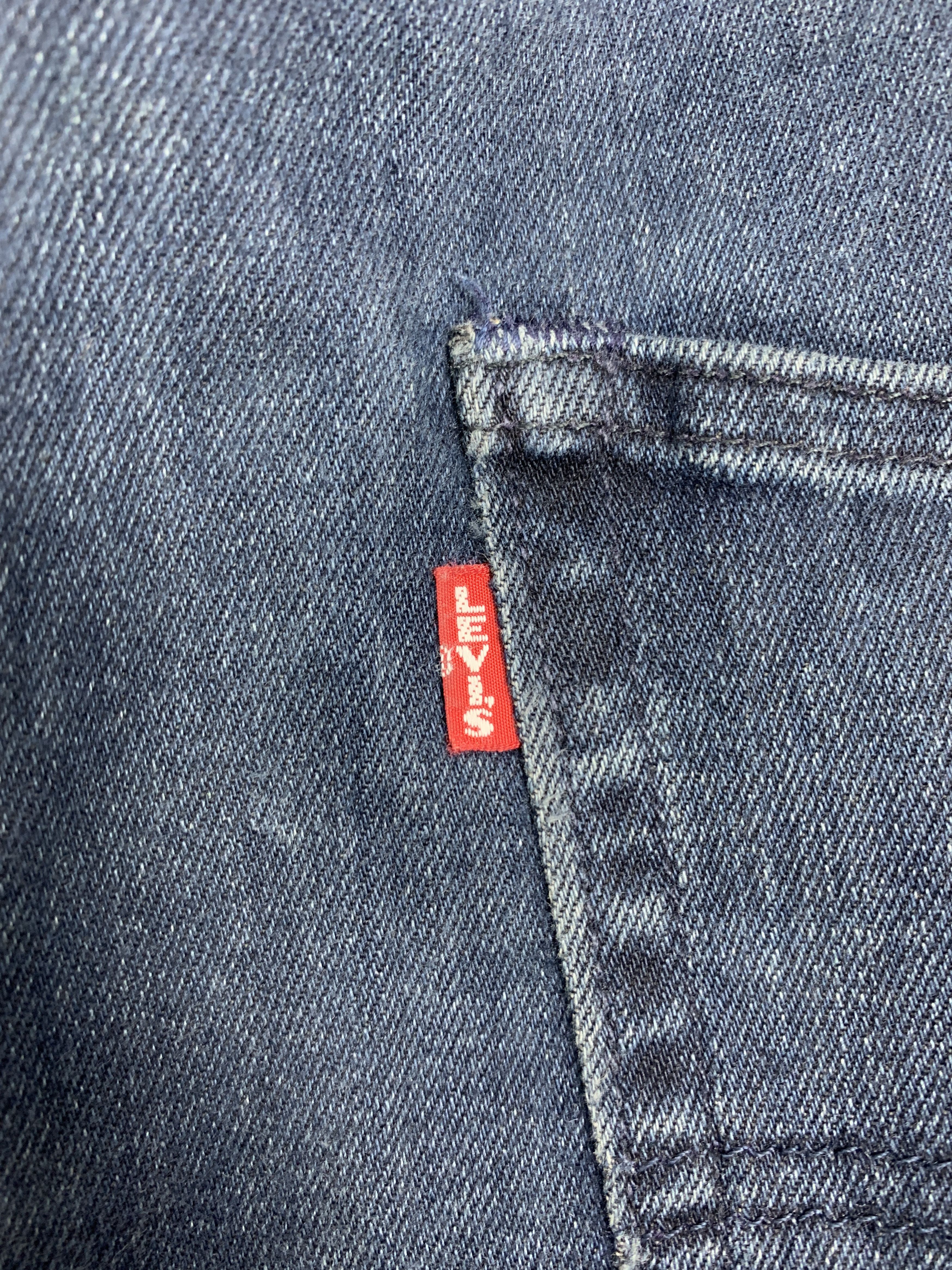 Levi's × Vintage Vintage Levis 502 MId Skinny Distressed Blue Jeans Size US 40 / EU 56 - 9 Thumbnail