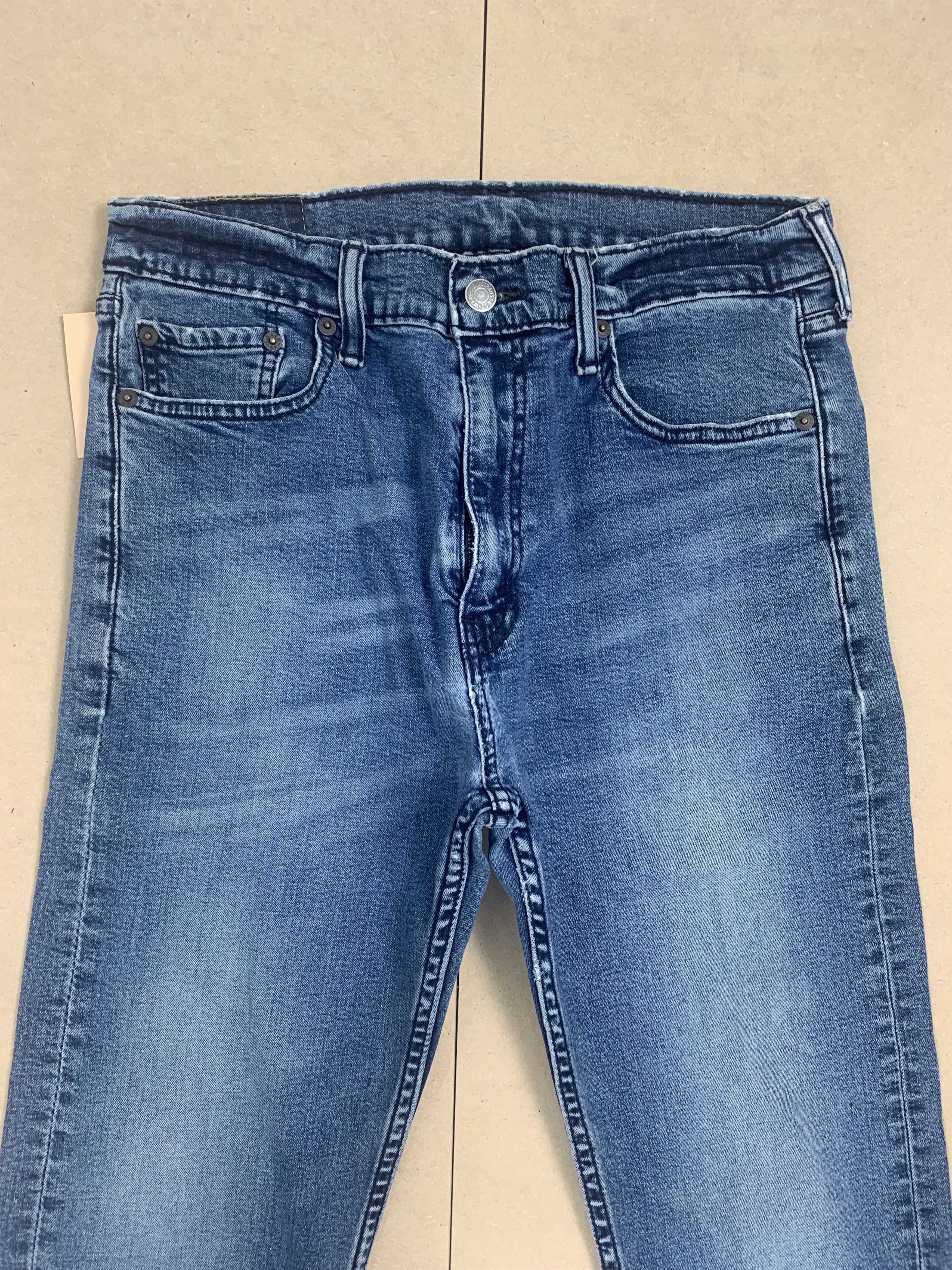 Levi's Vintage Levis 513 Straight Cut Faded Blue Jeans Size 31" - 2 Thumbnail