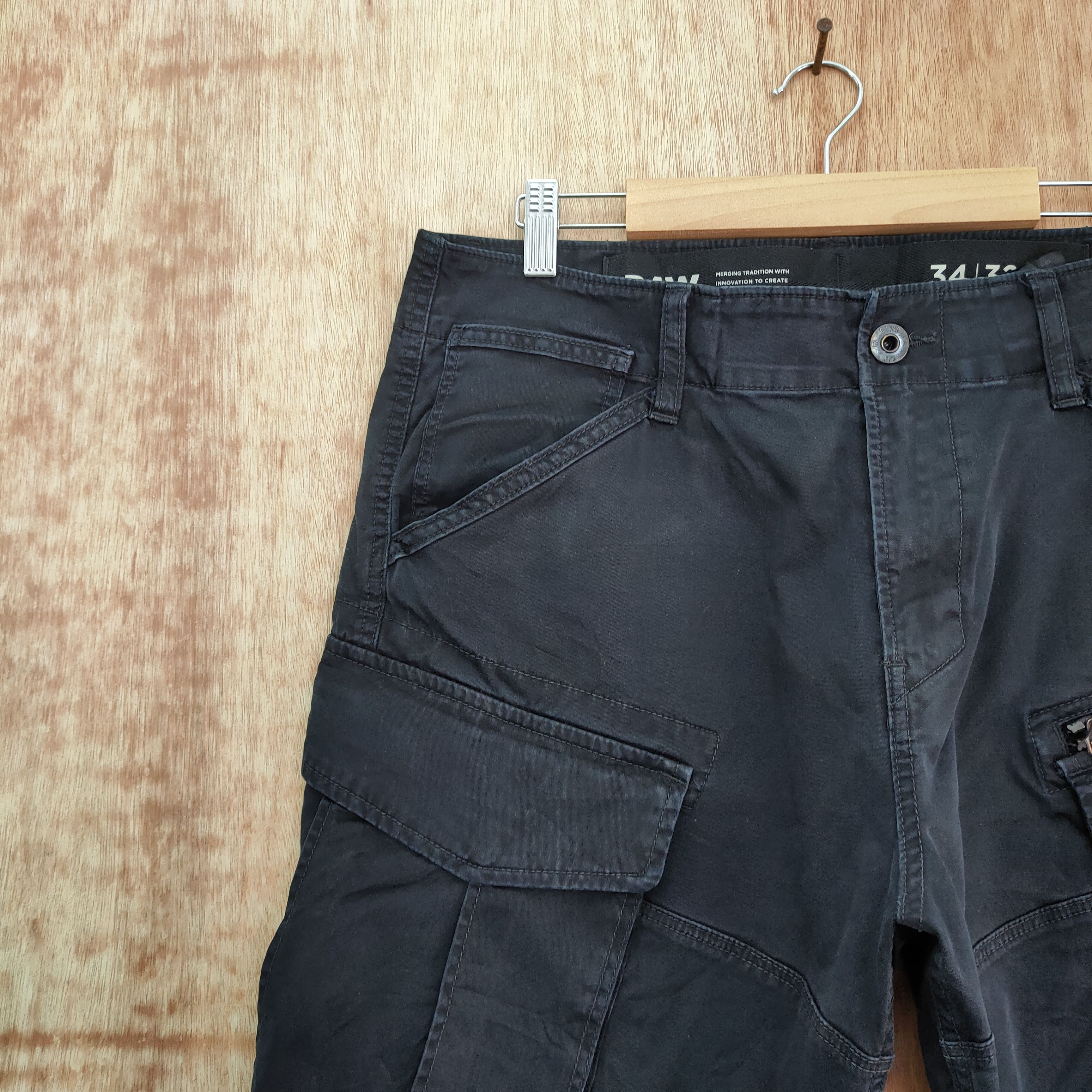 G-Star G STAR RAW 8 POCKET CARGO PANTS Size US 34 / EU 50 - 14 Thumbnail