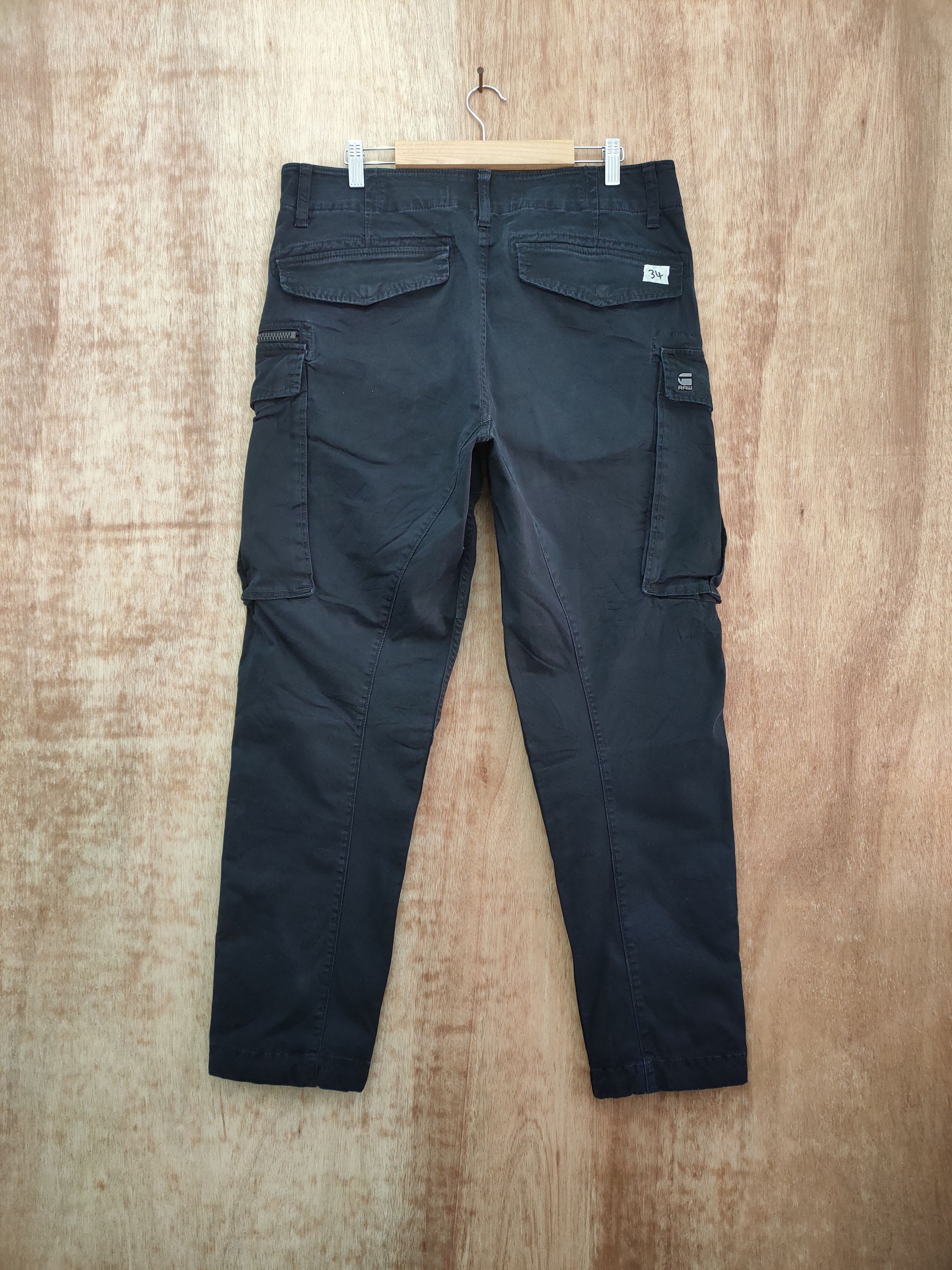 G-Star G STAR RAW 8 POCKET CARGO PANTS Size US 34 / EU 50 - 4 Thumbnail