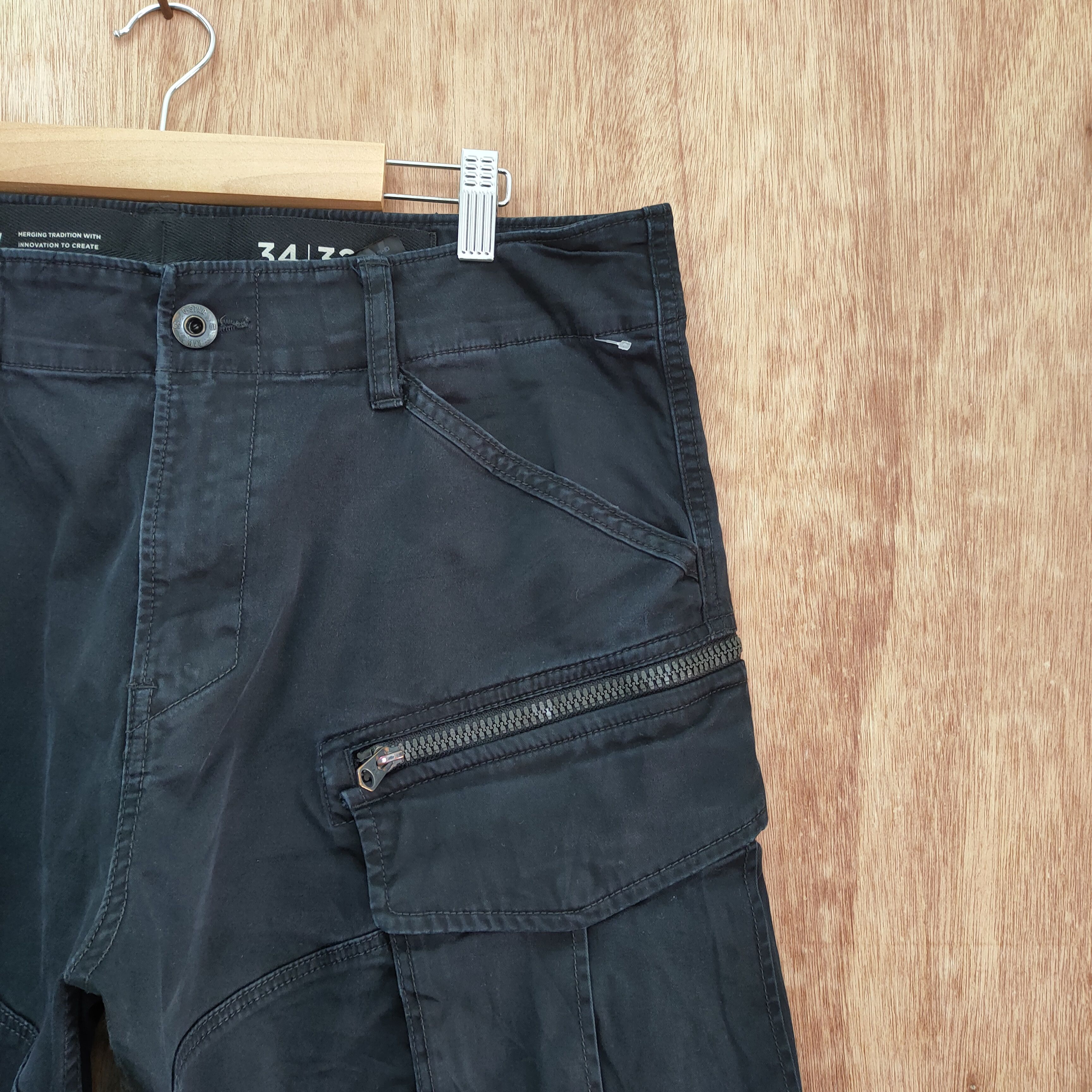 G-Star G STAR RAW 8 POCKET CARGO PANTS Size US 34 / EU 50 - 13 Thumbnail