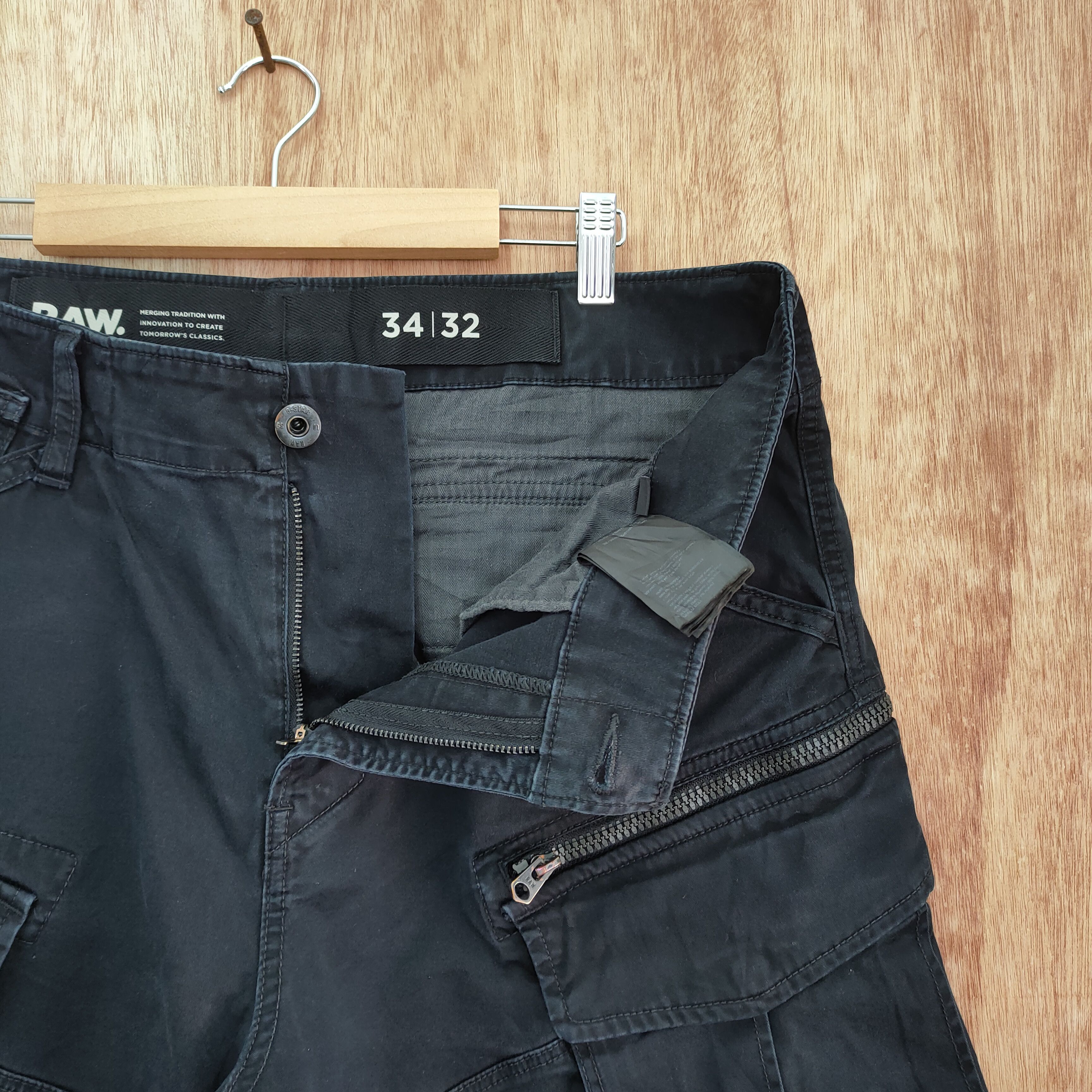 G-Star G STAR RAW 8 POCKET CARGO PANTS Size US 34 / EU 50 - 8 Thumbnail