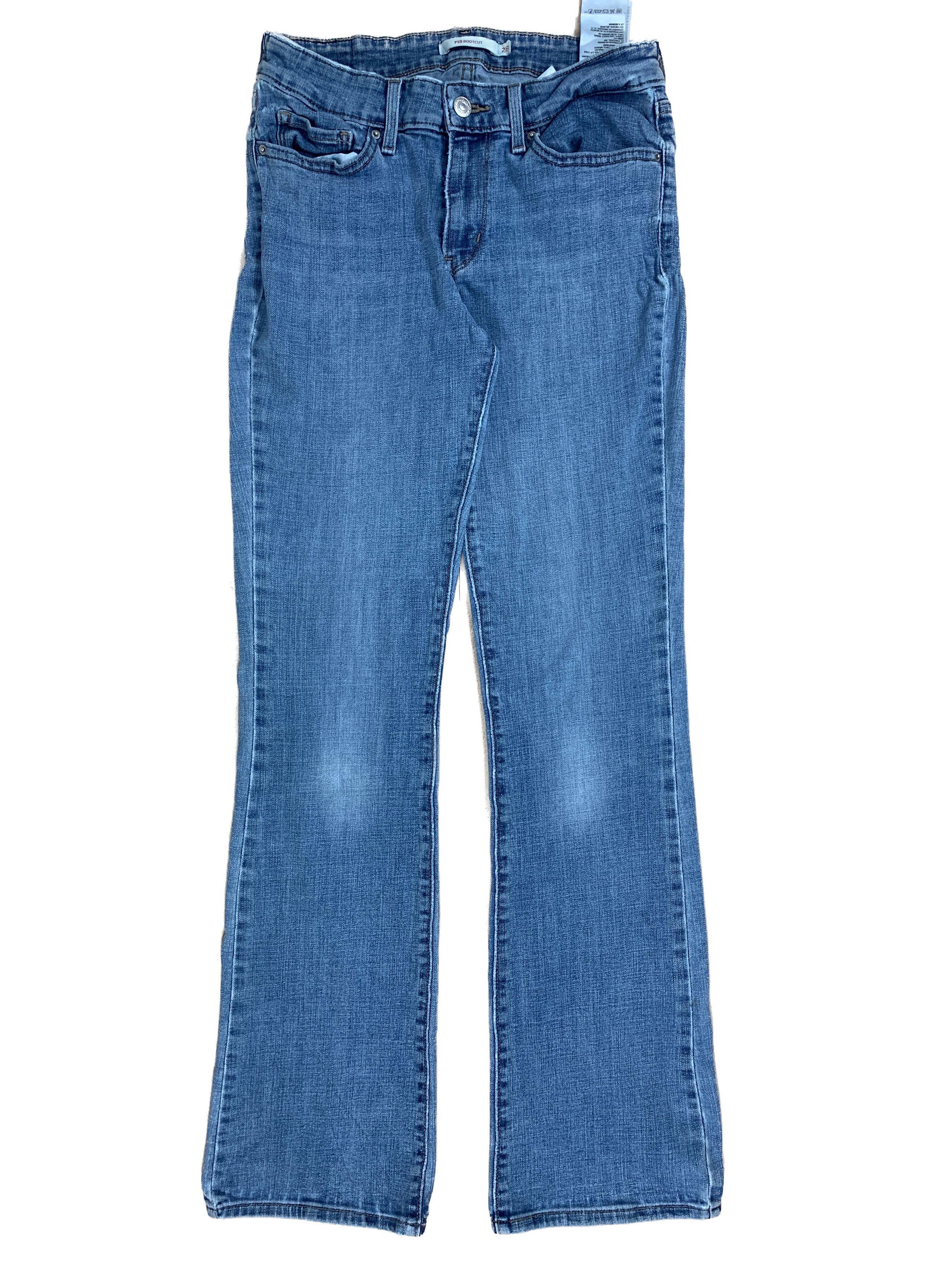 Levi's Vintage LEVIS 715 Bootcut Blue Jeans P0048 Size 28" / US 6 / IT 42 - 2 Thumbnail