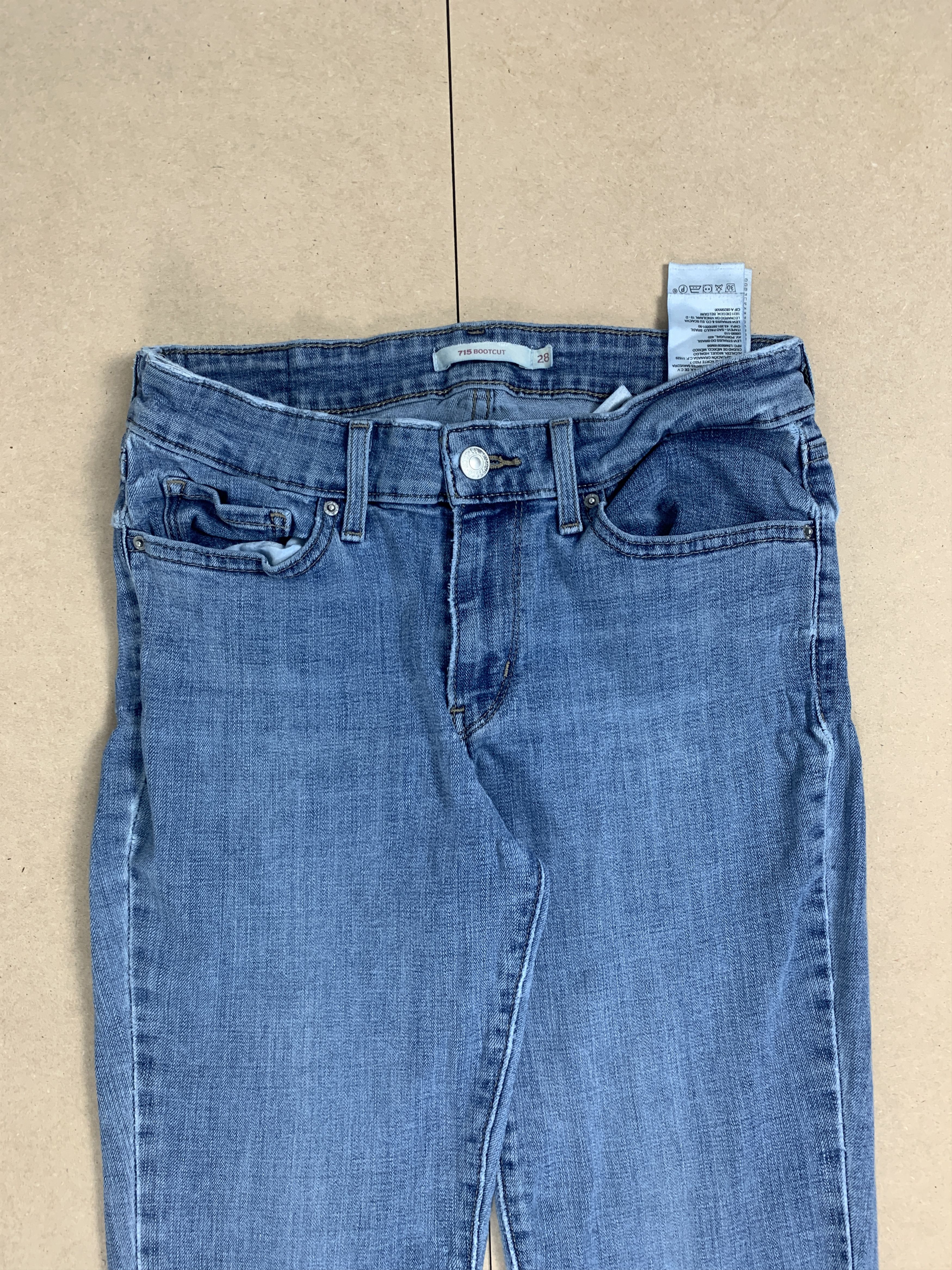 Levi's Vintage LEVIS 715 Bootcut Blue Jeans P0048 Size 28" / US 6 / IT 42 - 3 Thumbnail
