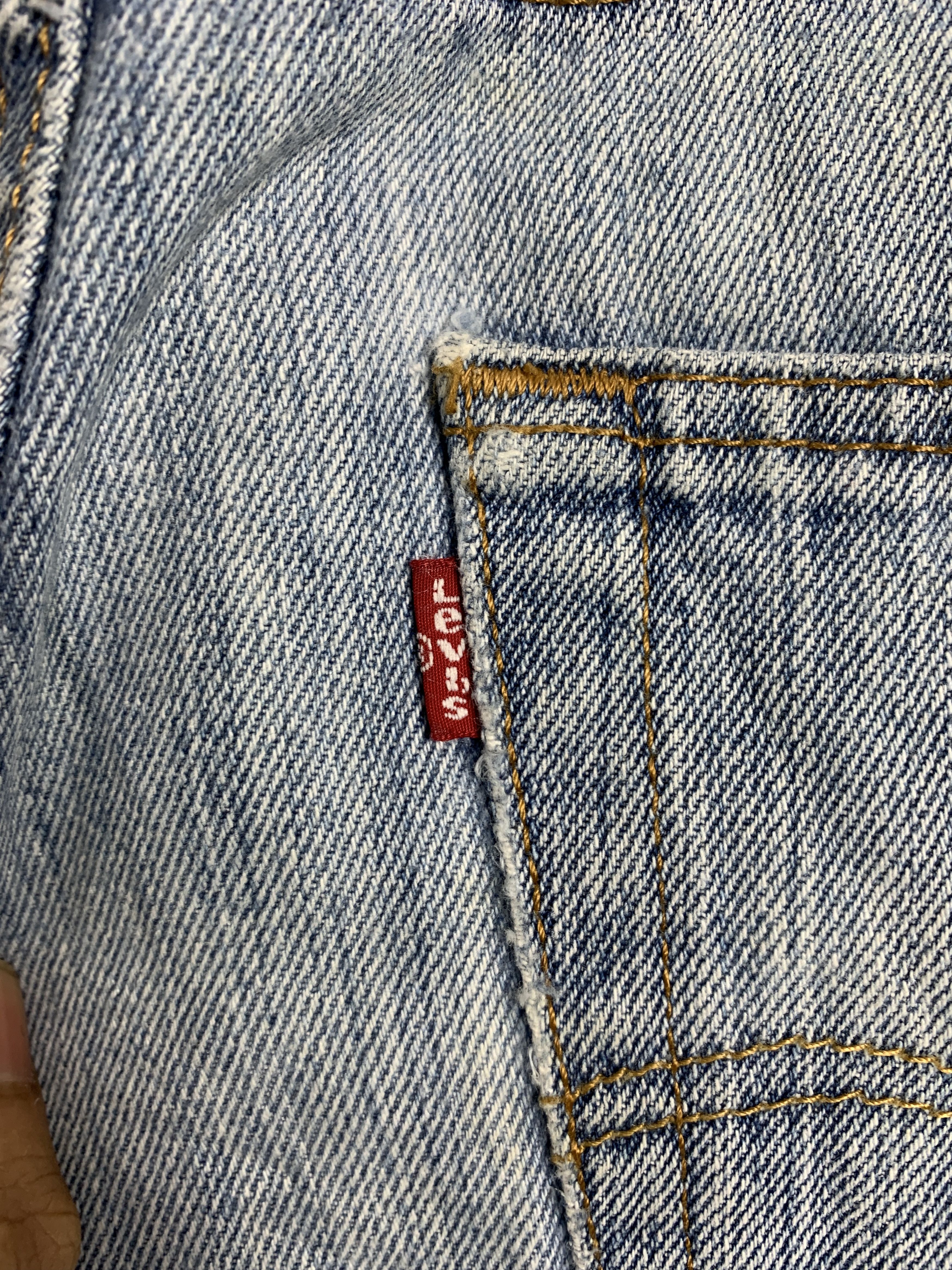 Levi's × Vintage Vintage 501 Levi's Tag Missing Distressed Faded Straight Cut Size US 34 / EU 50 - 9 Thumbnail