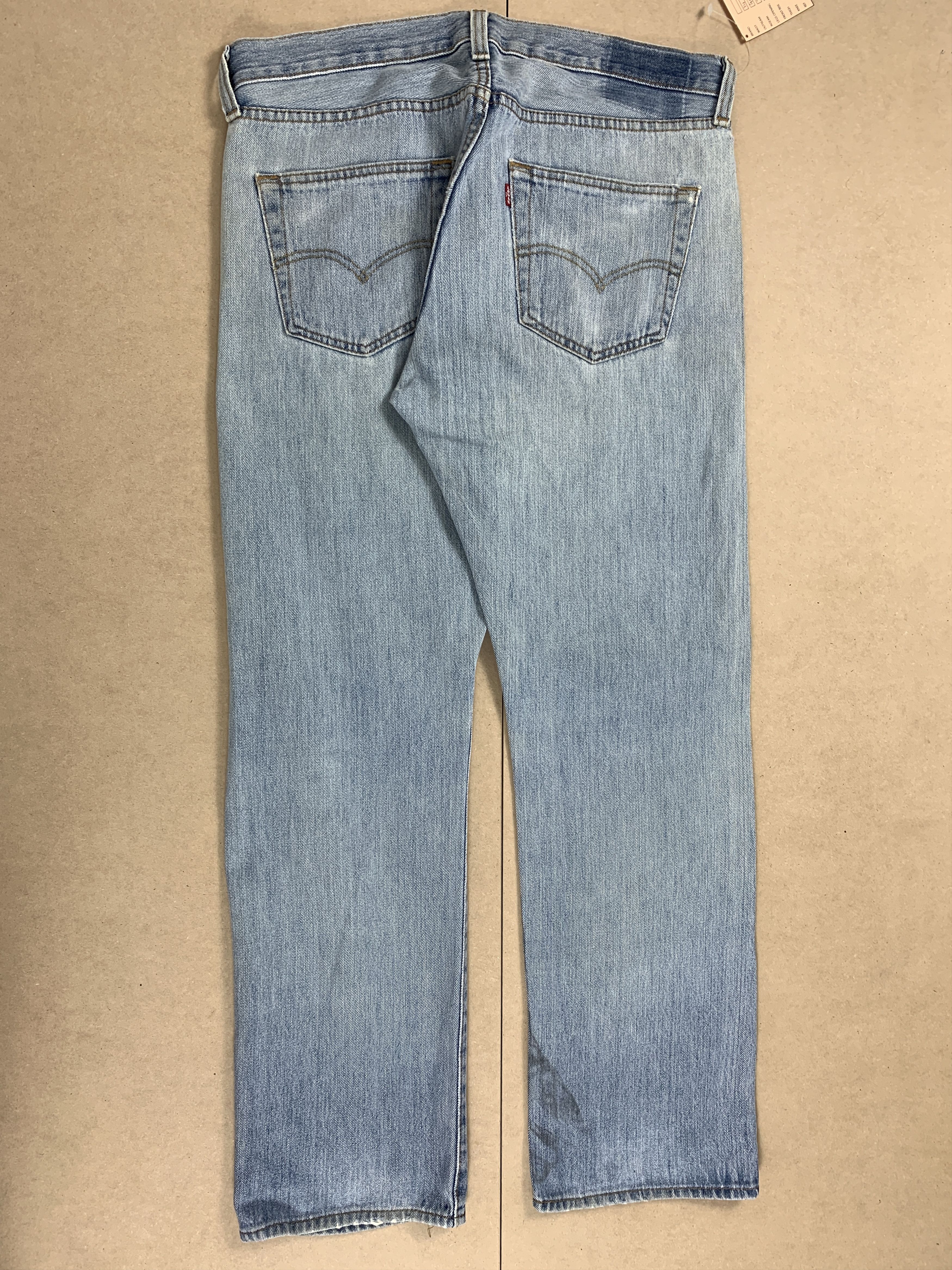 Levi's × Vintage Vintage 501 Levi's Tag Missing Distressed Faded Straight Cut Size US 34 / EU 50 - 6 Thumbnail