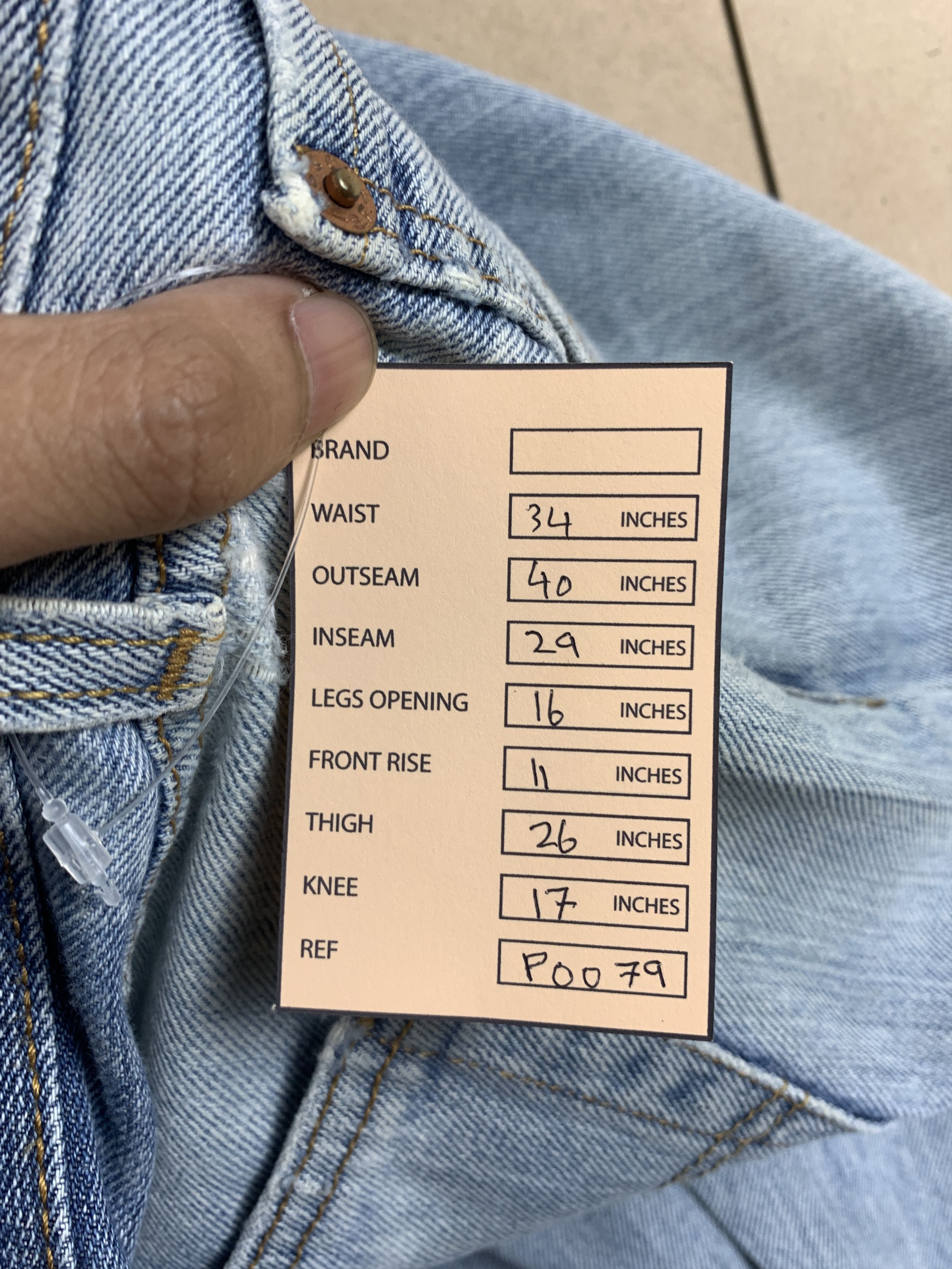 Levi's × Vintage Vintage 501 Levi's Tag Missing Distressed Faded Straight Cut Size US 34 / EU 50 - 15 Thumbnail