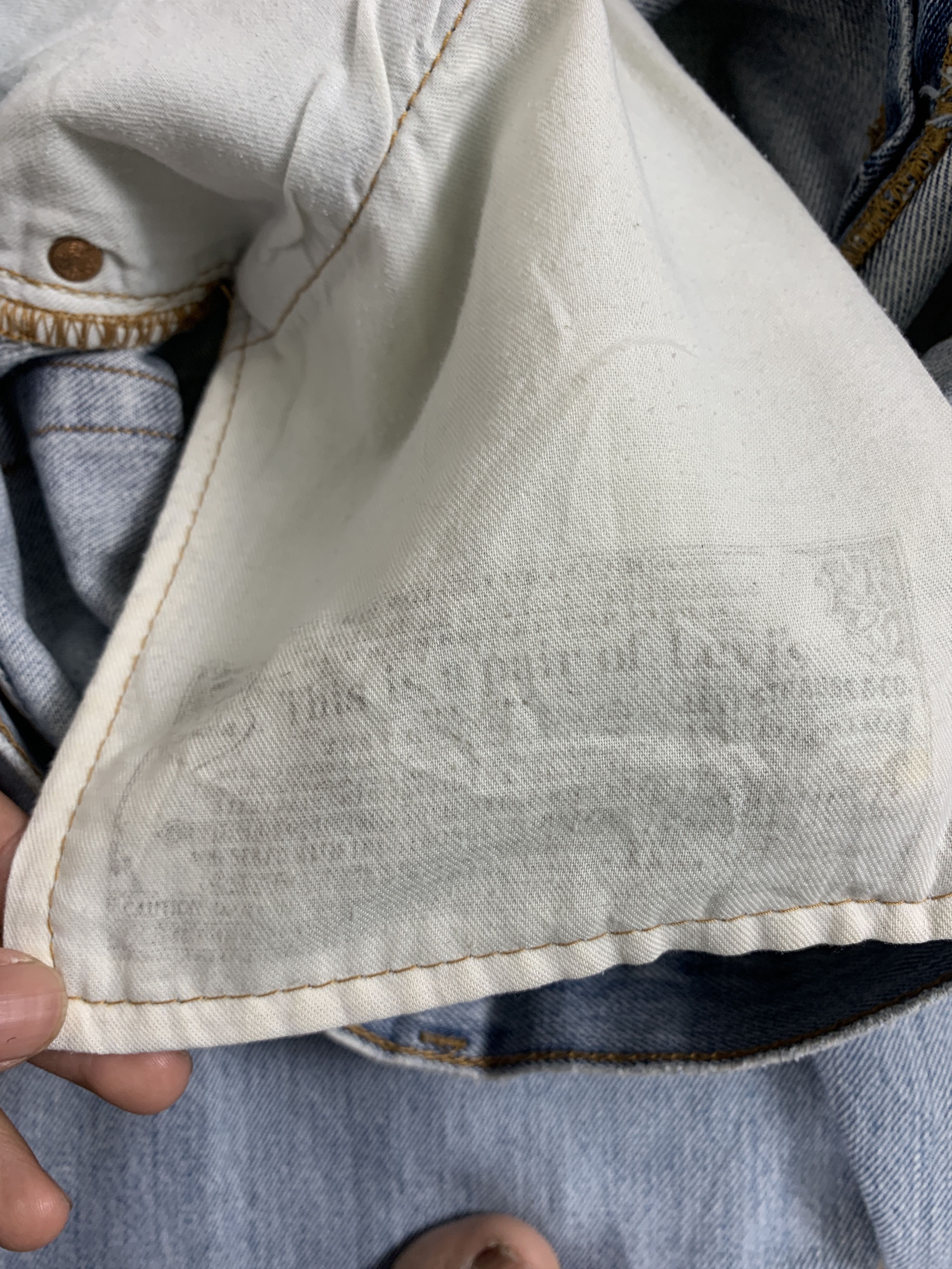 Levi's × Vintage Vintage 501 Levi's Tag Missing Distressed Faded Straight Cut Size US 34 / EU 50 - 10 Thumbnail