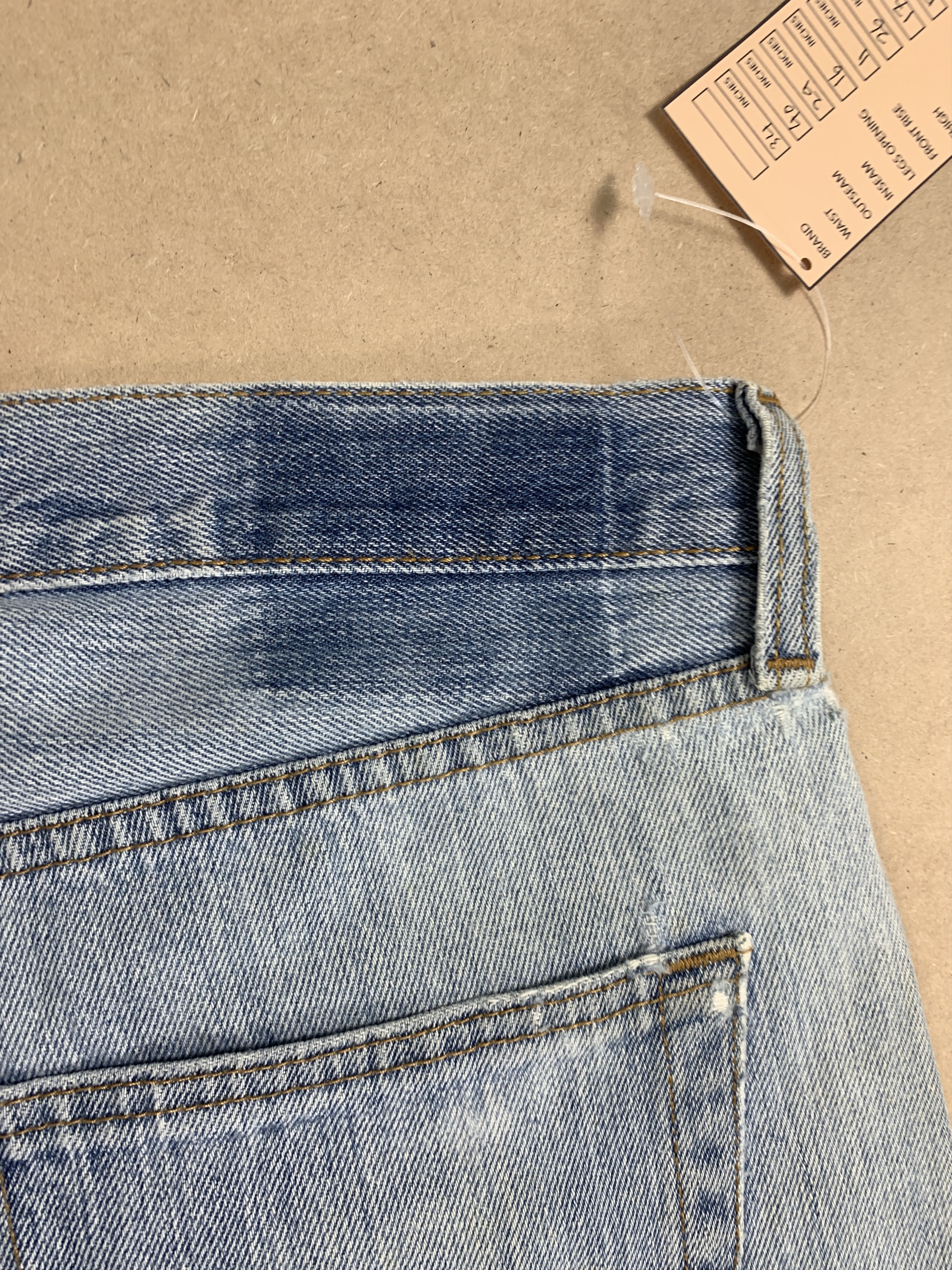 Levi's × Vintage Vintage 501 Levi's Tag Missing Distressed Faded Straight Cut Size US 34 / EU 50 - 8 Thumbnail