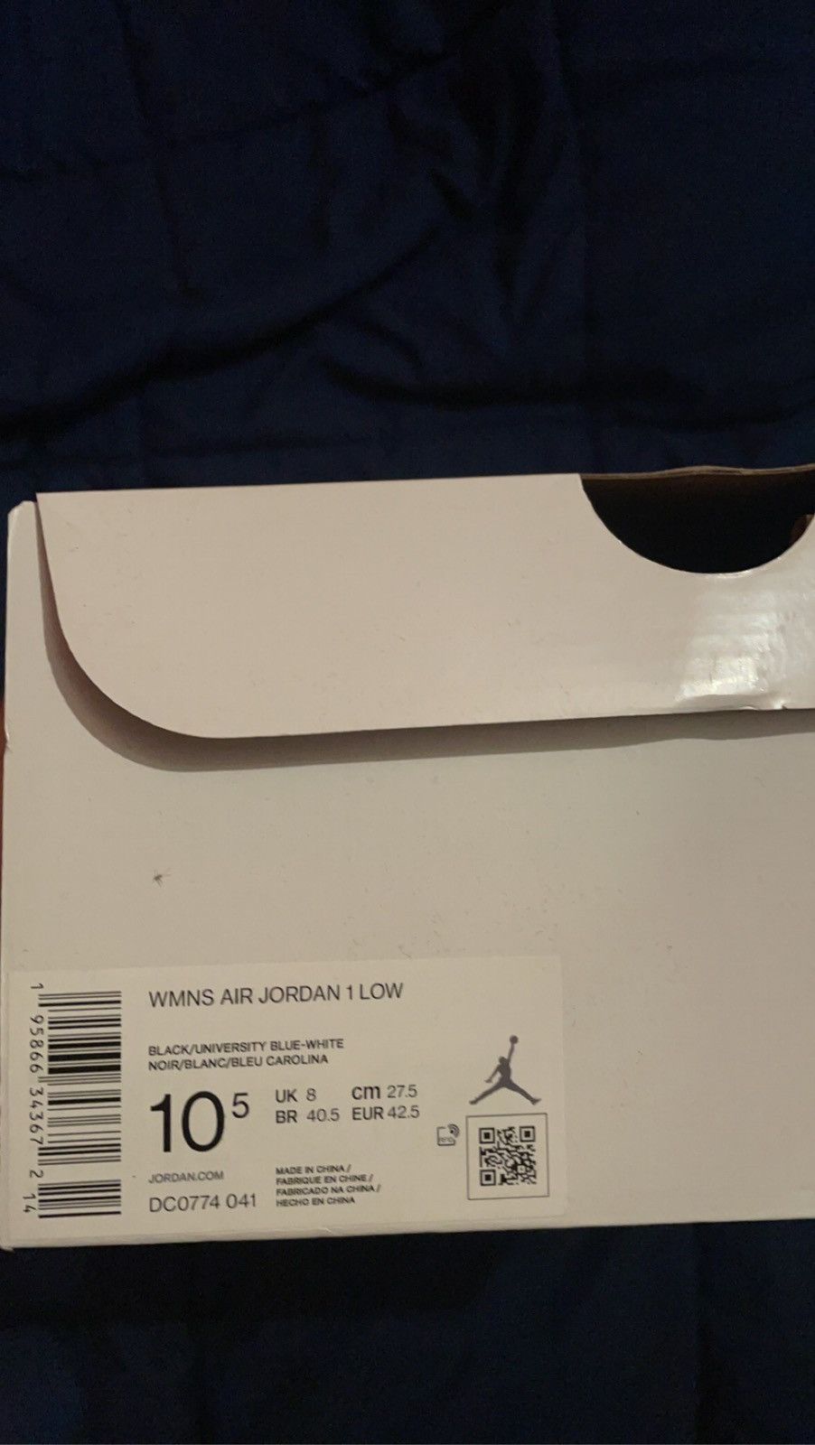 Jordan Brand × Nike Jordan 1 low “Black University Blue” Size US 9 / EU 42 - 2 Thumbnail