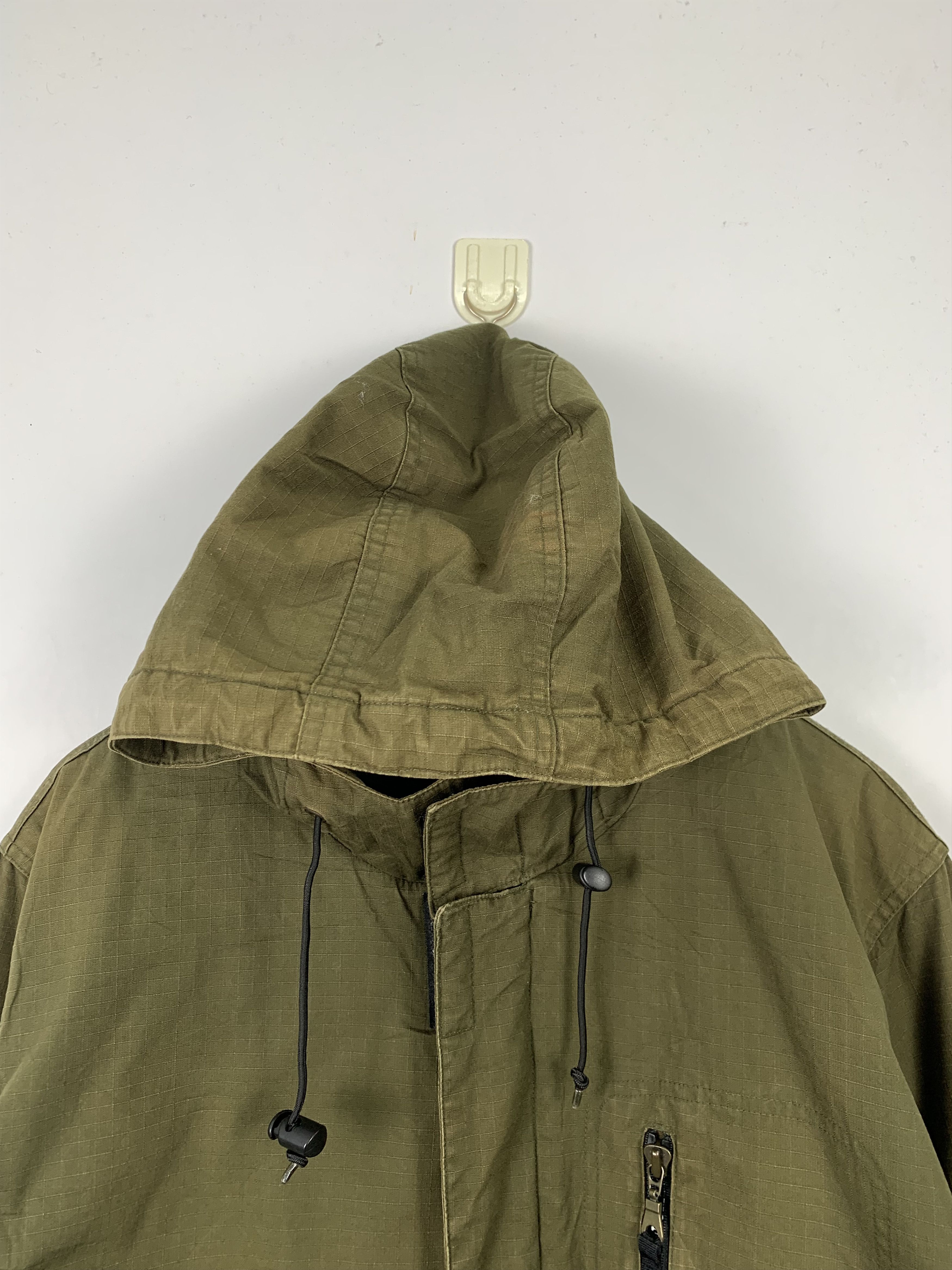 Japanese Brand Vintage BXBK Hoodie Zip Up Parkas Jacket J0526 Size US S / EU 44-46 / 1 - 2 Thumbnail