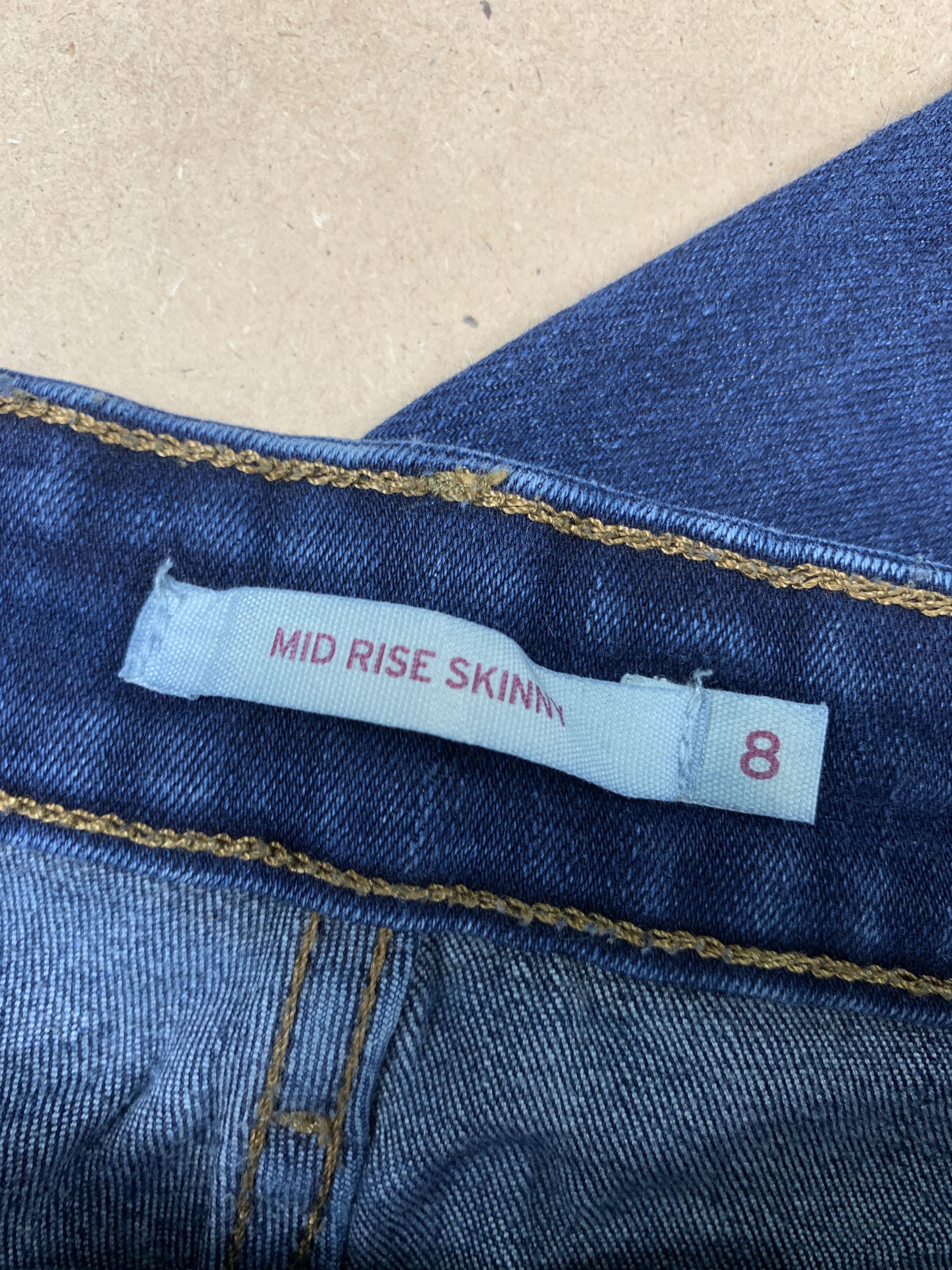 Levi's Vintage Levis 575 Skinny Distressed Blue Jeans Size 28" / US 6 / IT 42 - 11 Thumbnail