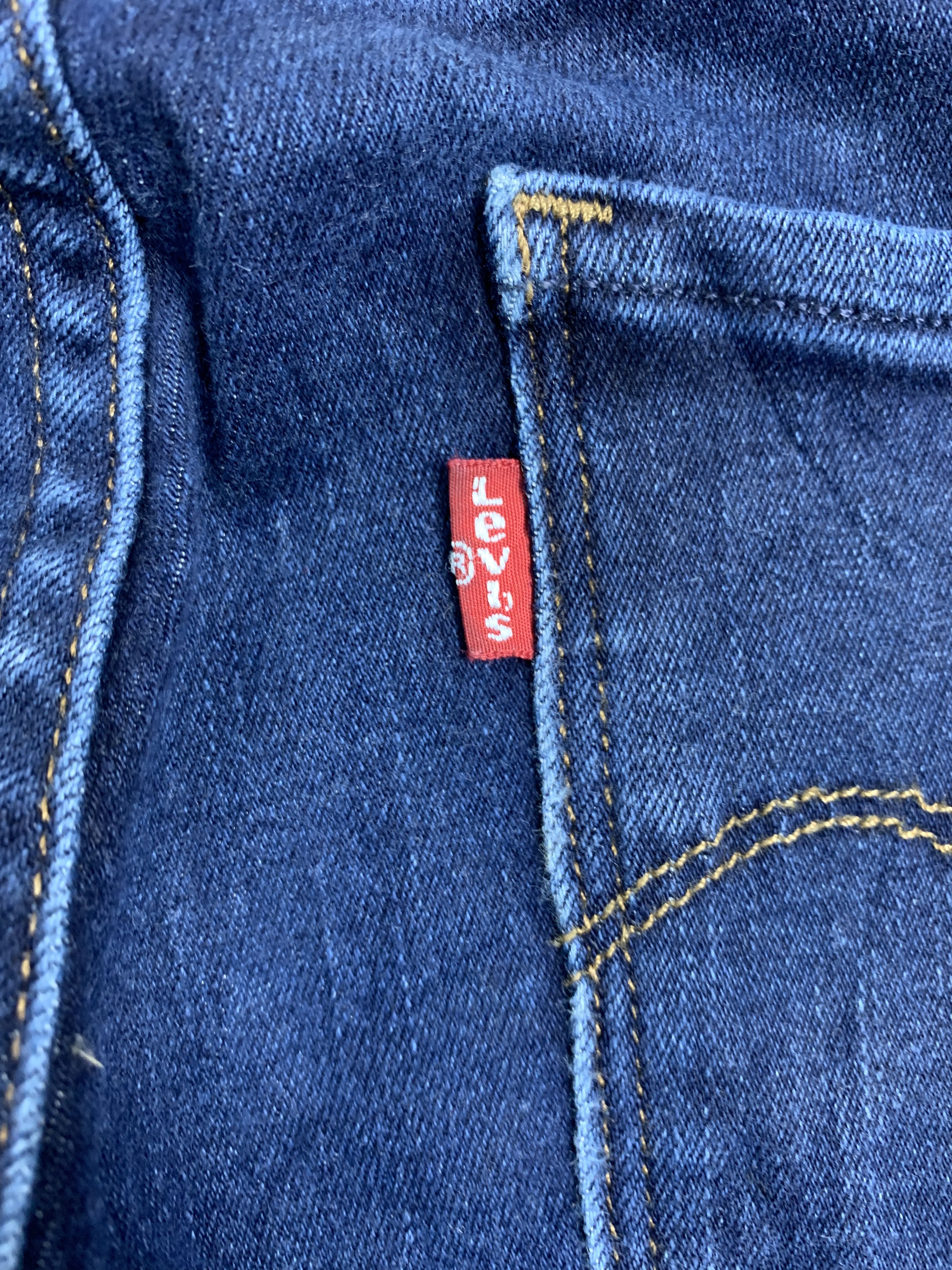 Levi's Vintage Levis 575 Skinny Distressed Blue Jeans Size 28" / US 6 / IT 42 - 10 Thumbnail