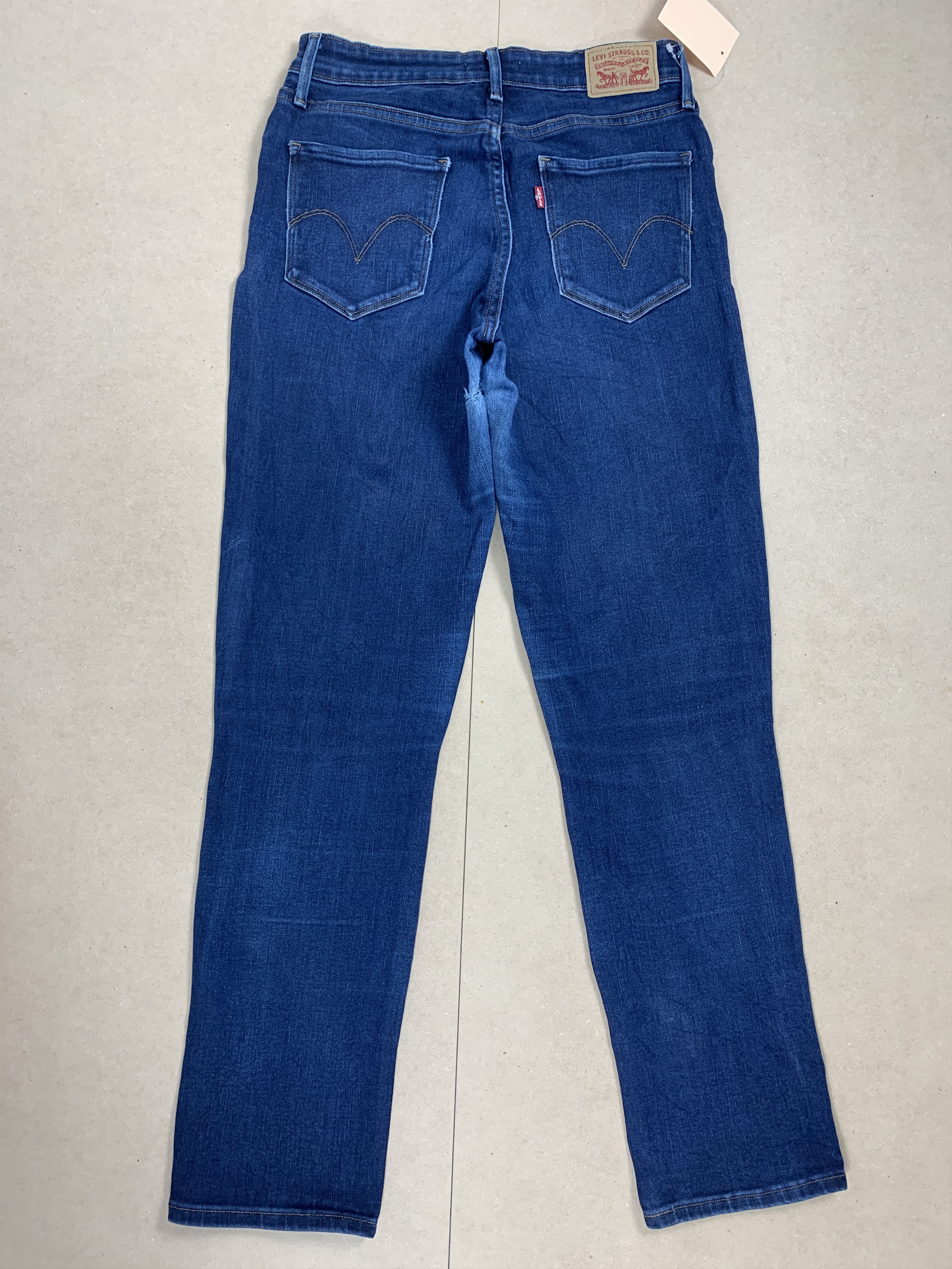 Levi's Vintage Levis 575 Skinny Distressed Blue Jeans Size 28" / US 6 / IT 42 - 5 Thumbnail