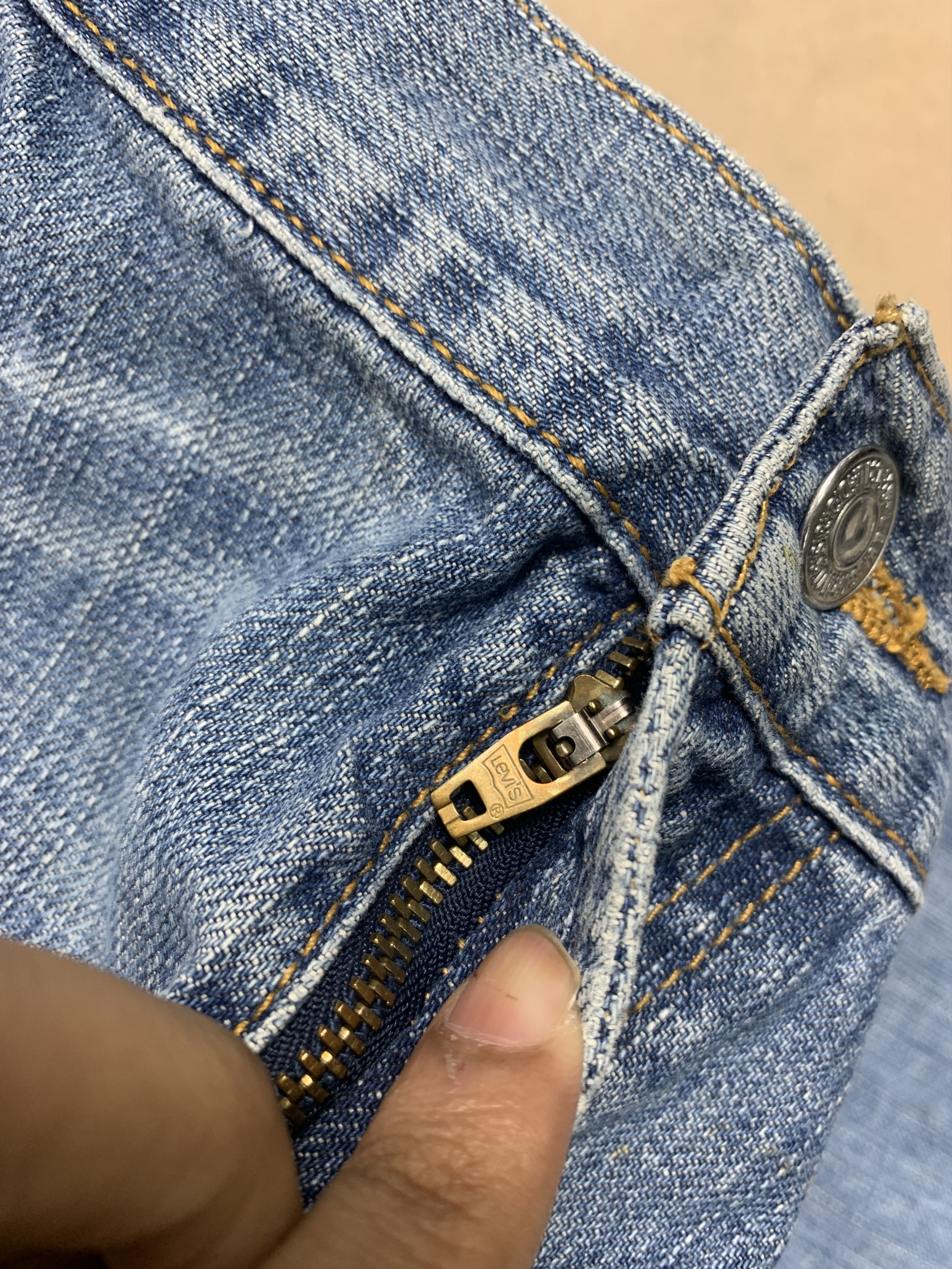 Levi's Vintage LEVI'S 569 Straight Cut Painter Faded Jeans P0183 Size US 38 / EU 54 - 21 Thumbnail