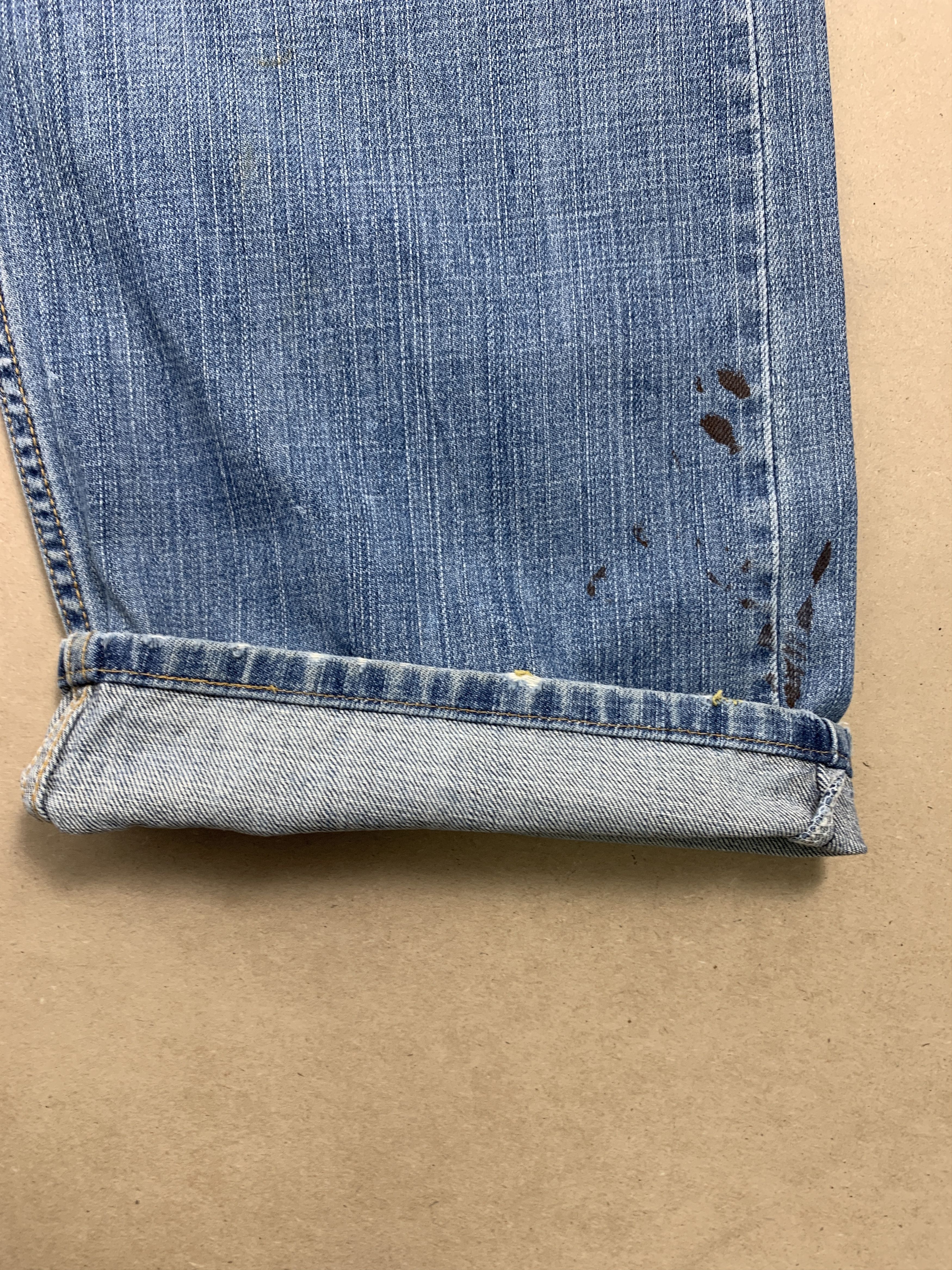 Levi's Vintage LEVI'S 569 Straight Cut Painter Faded Jeans P0183 Size US 38 / EU 54 - 5 Thumbnail
