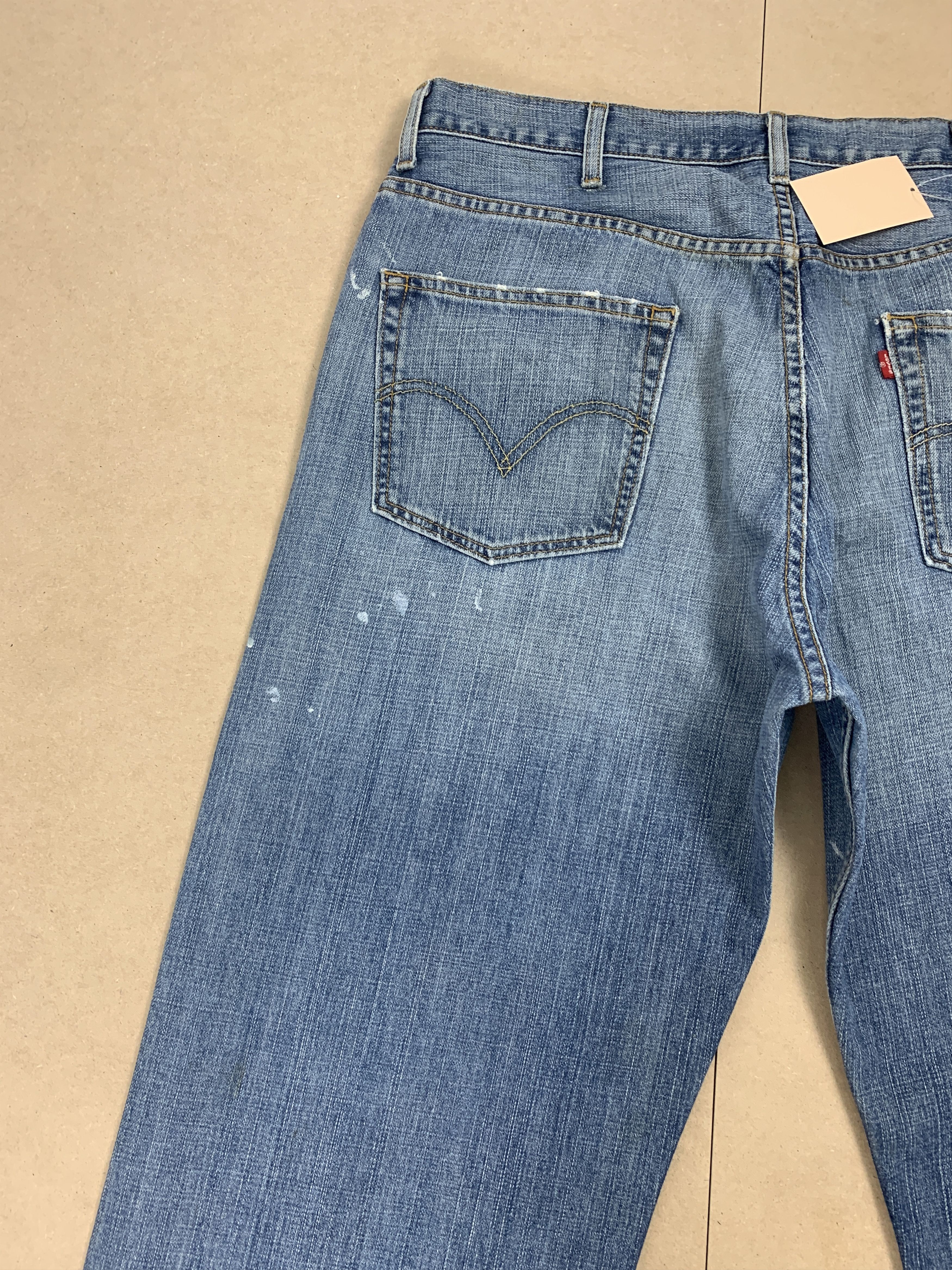 Levi's Vintage LEVI'S 569 Straight Cut Painter Faded Jeans P0183 Size US 38 / EU 54 - 13 Thumbnail