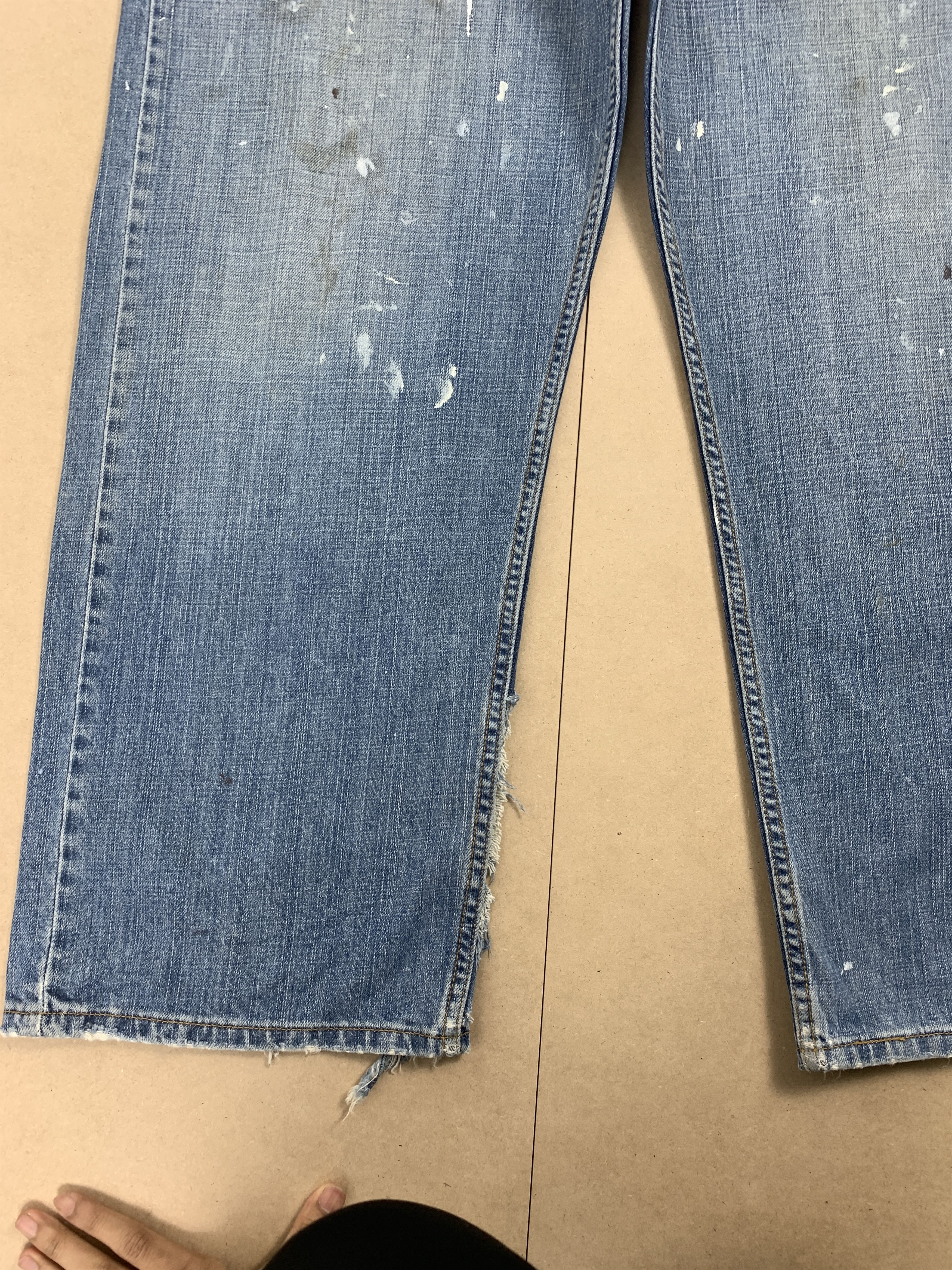 Levi's Vintage LEVI'S 569 Straight Cut Painter Faded Jeans P0183 Size US 38 / EU 54 - 6 Thumbnail