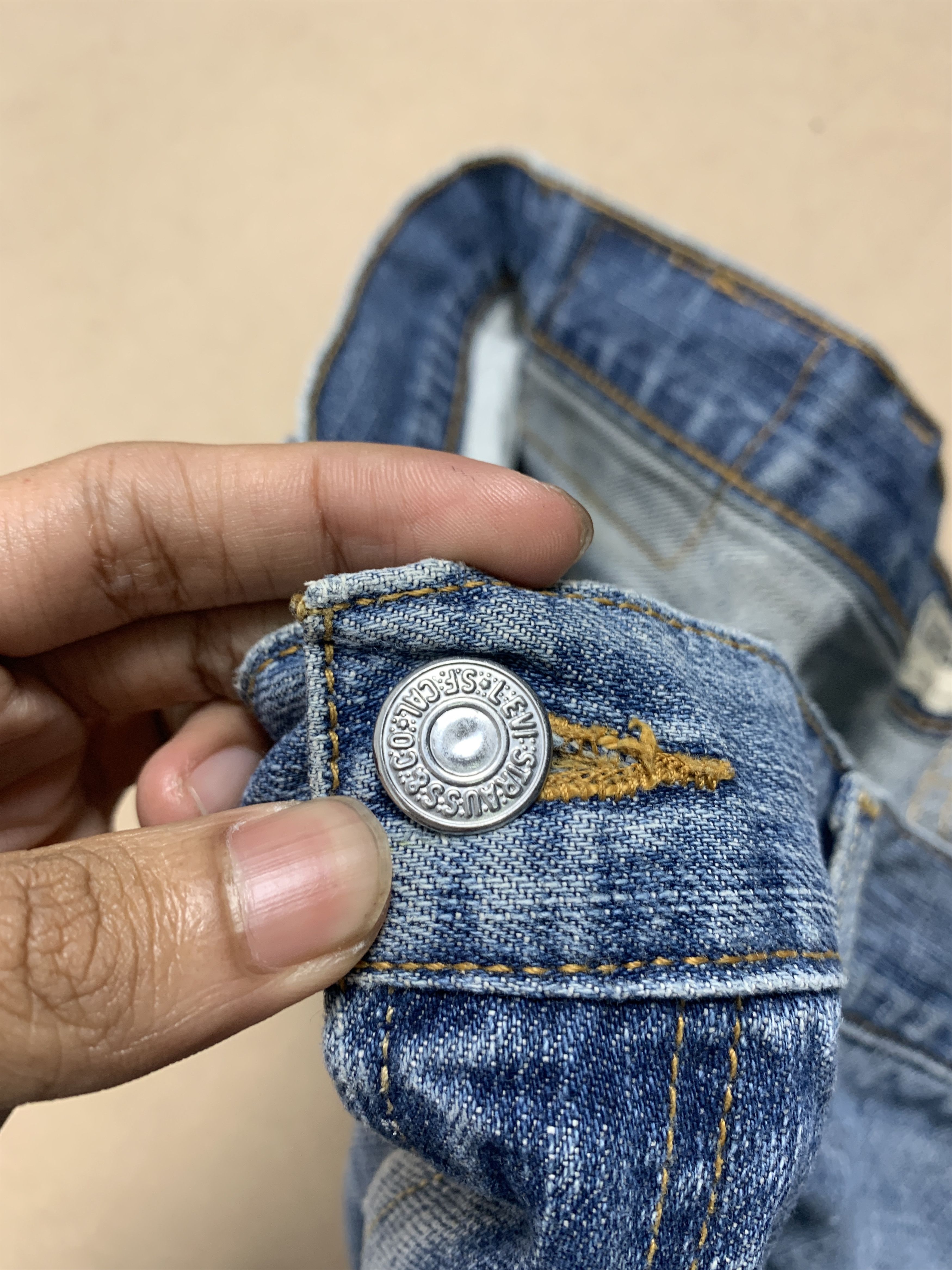 Levi's Vintage LEVI'S 569 Straight Cut Painter Faded Jeans P0183 Size US 38 / EU 54 - 20 Thumbnail