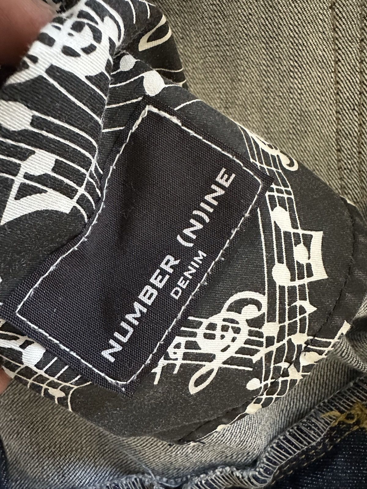Number (N)ine Number Nine Denim musical note slim denim Size US 29 - 14 Thumbnail