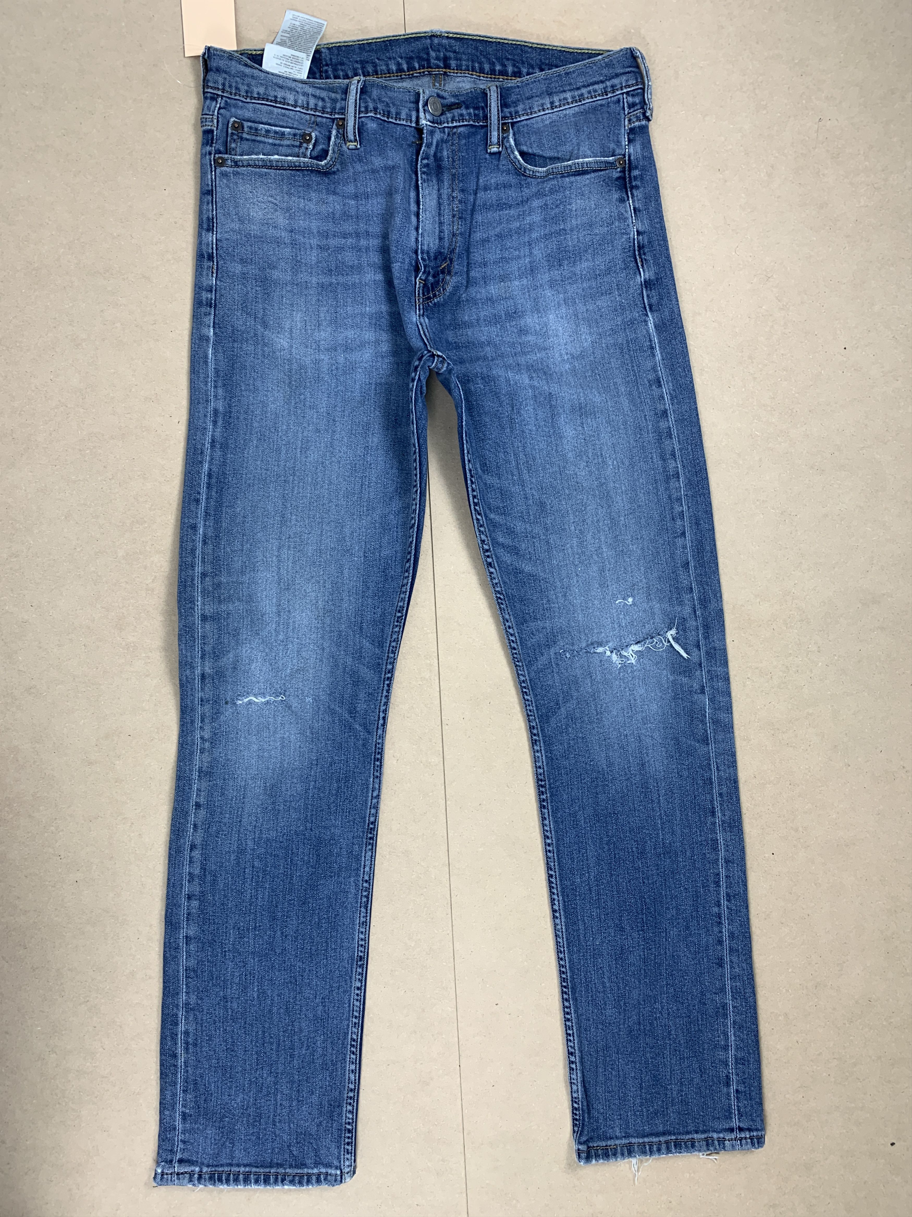 Levi's × Vintage Vintage Levis 513 Straight Cut Distressed Jeans P0176 Size US 32 / EU 48 - 1 Thumbnail