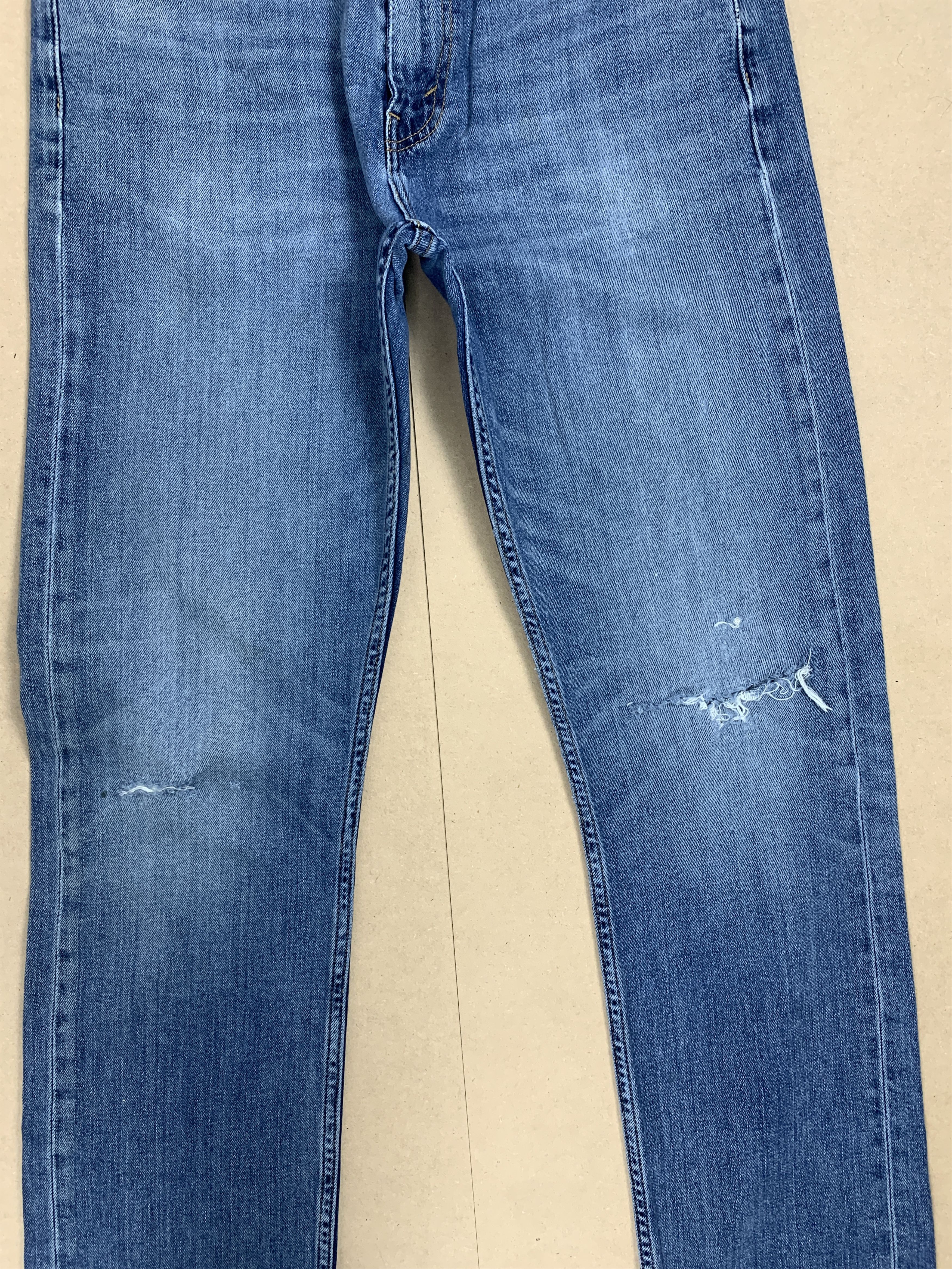Levi's × Vintage Vintage Levis 513 Straight Cut Distressed Jeans P0176 Size US 32 / EU 48 - 3 Thumbnail