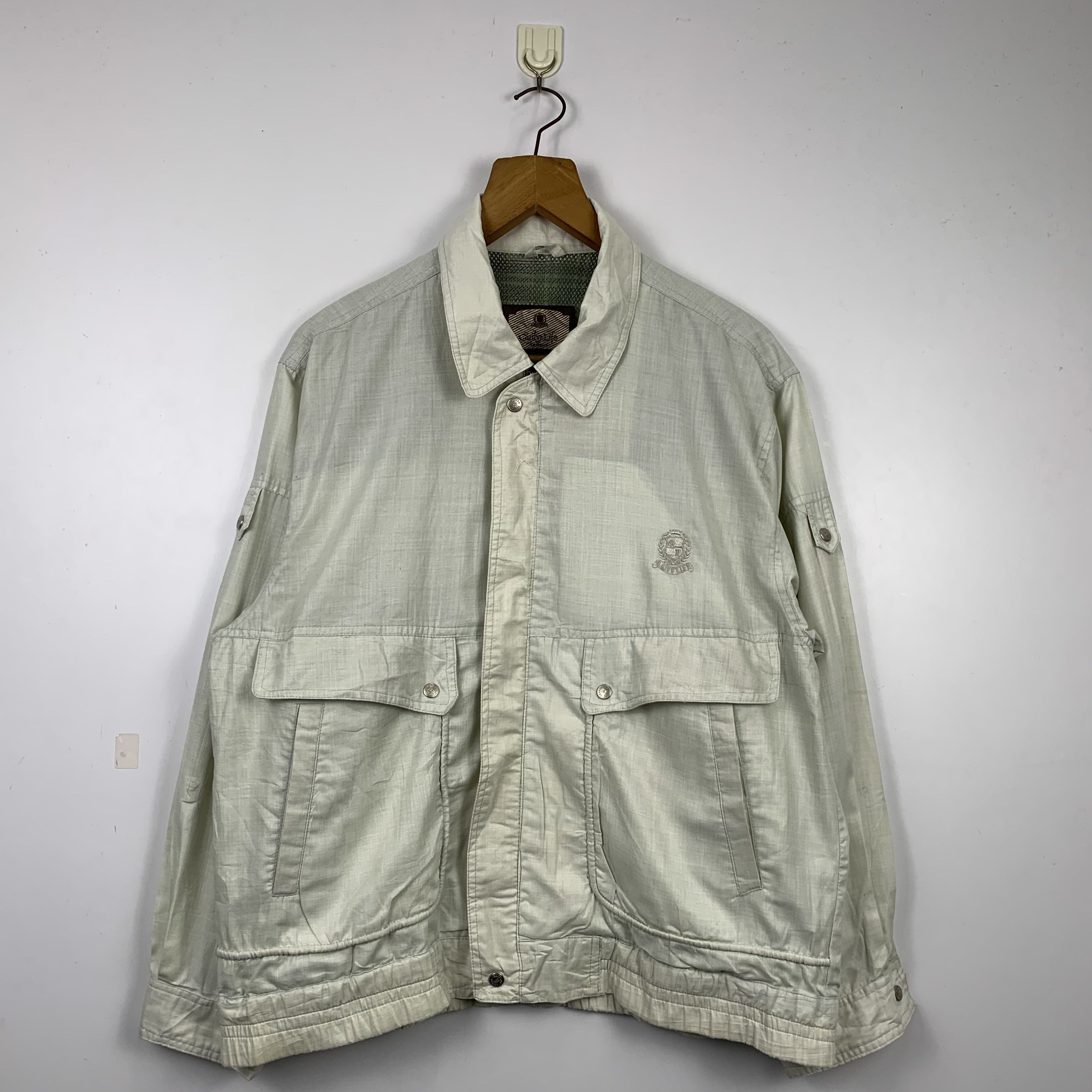 image of Vintage 90's Gaily Life Bomber Jackets in White, Men's (Size Medium)
