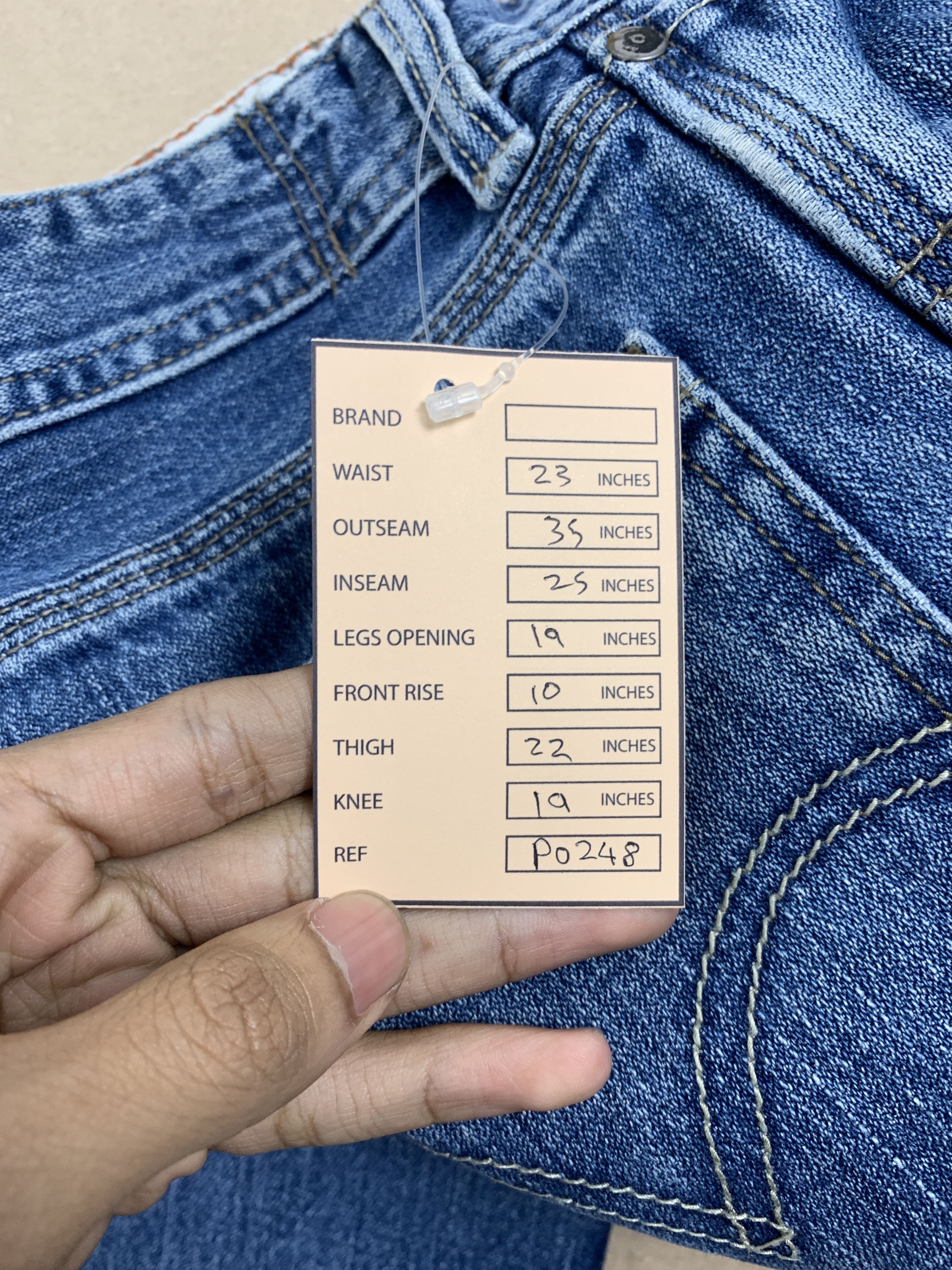Levi's × Vintage Vintage LEVI'S CARPENTER Workwear Faded Mid Wash Jeans Size 23" - 18 Thumbnail