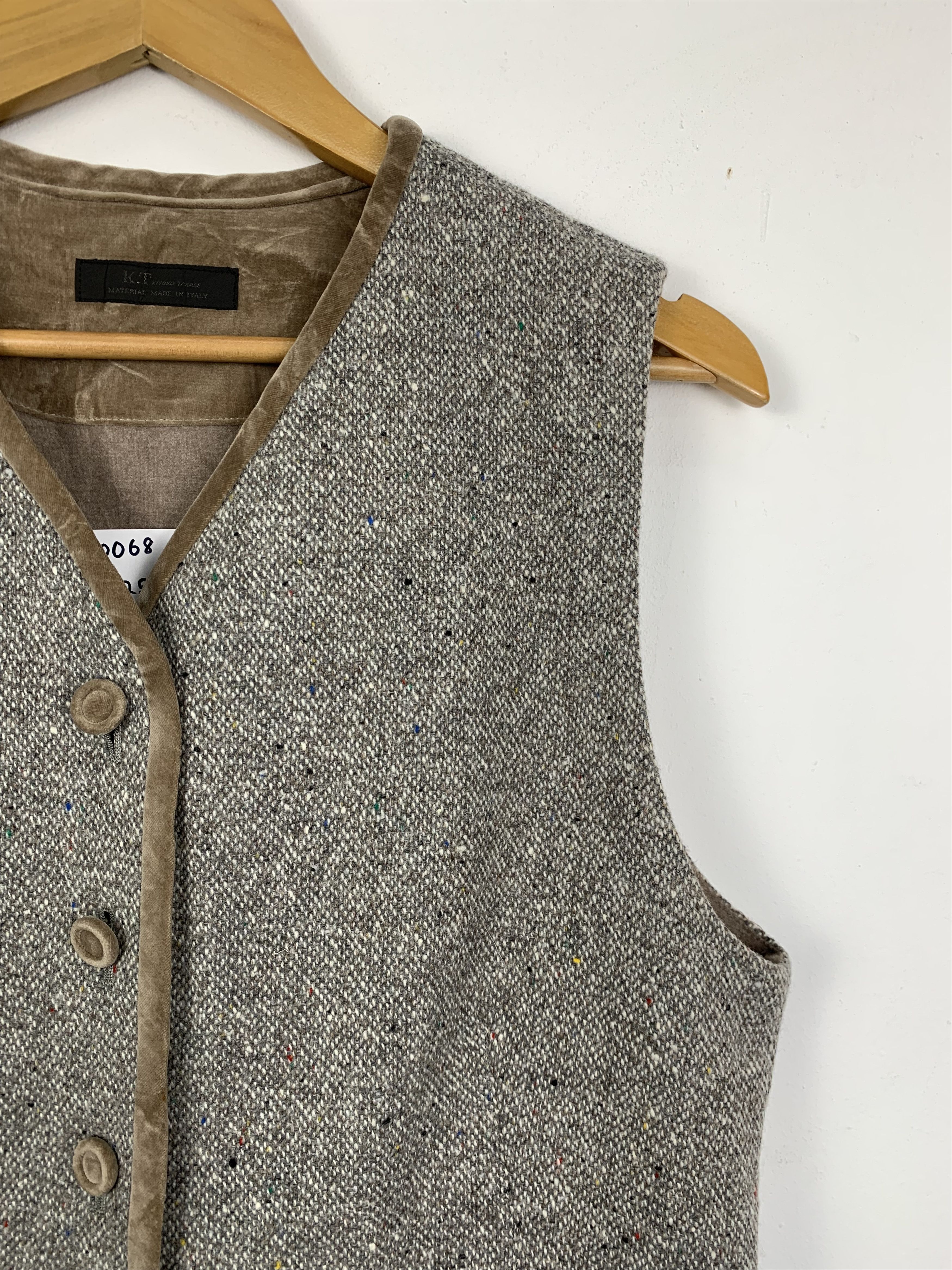 Japanese Brand Vintage KIYOKO TAKASE Button Vests V0068 Size US XS / EU 42 / 0 - 4 Thumbnail