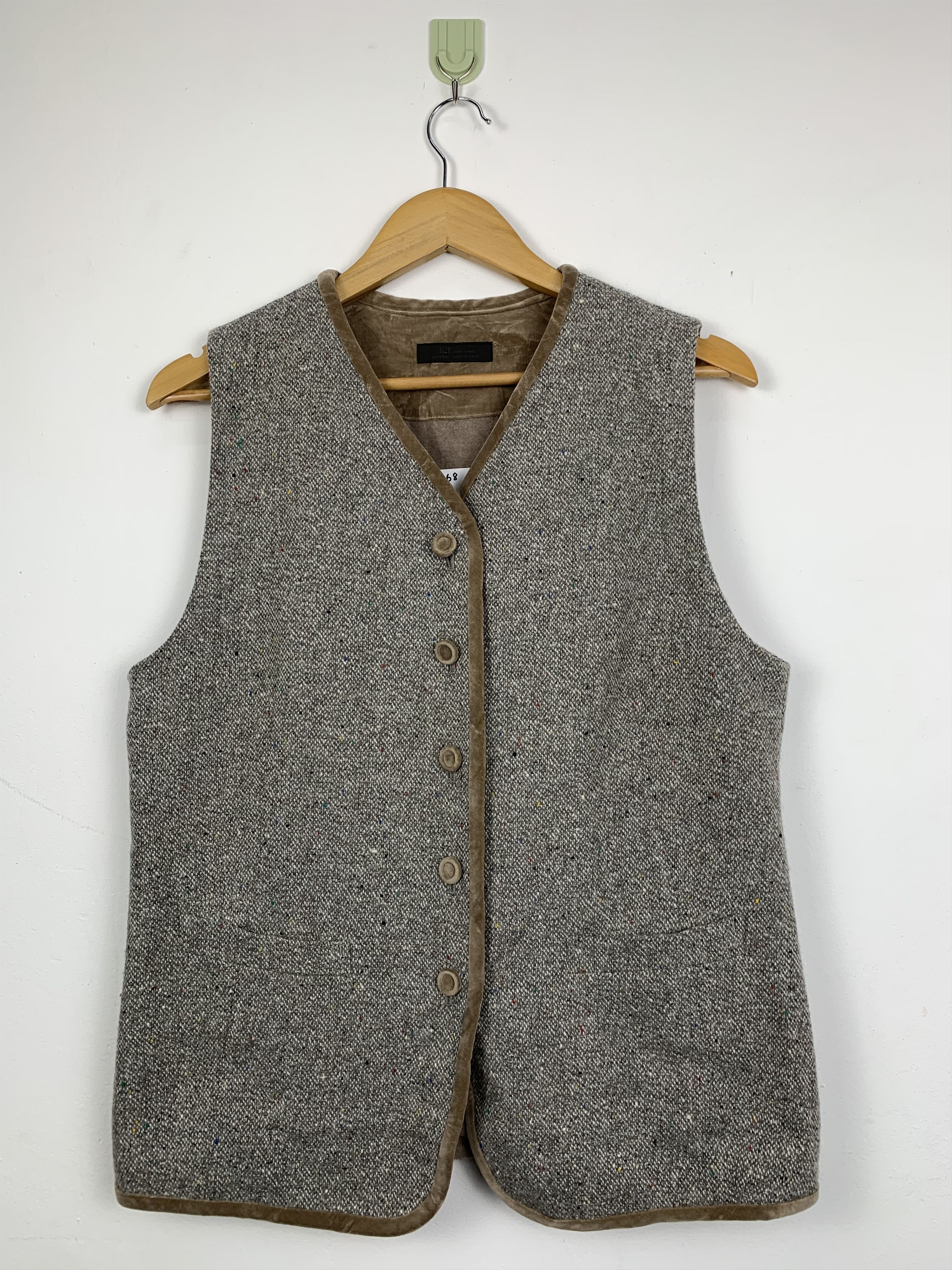 Japanese Brand Vintage KIYOKO TAKASE Button Vests V0068 Size US XS / EU 42 / 0 - 1 Thumbnail