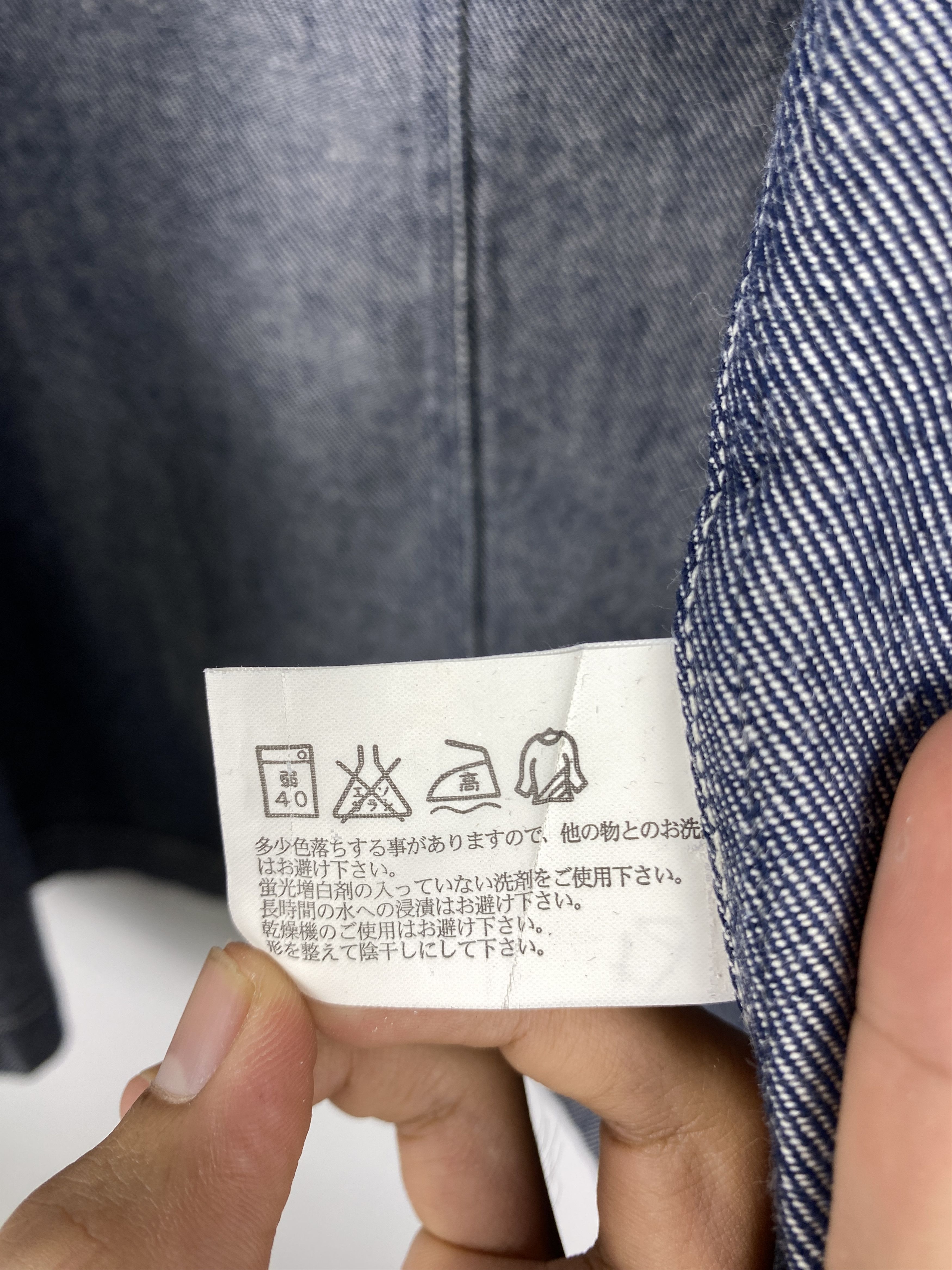 Uniqlo Vintage Uniqlo Denim Button Up Jacket J1298 Size US S / EU 44-46 / 1 - 9 Thumbnail