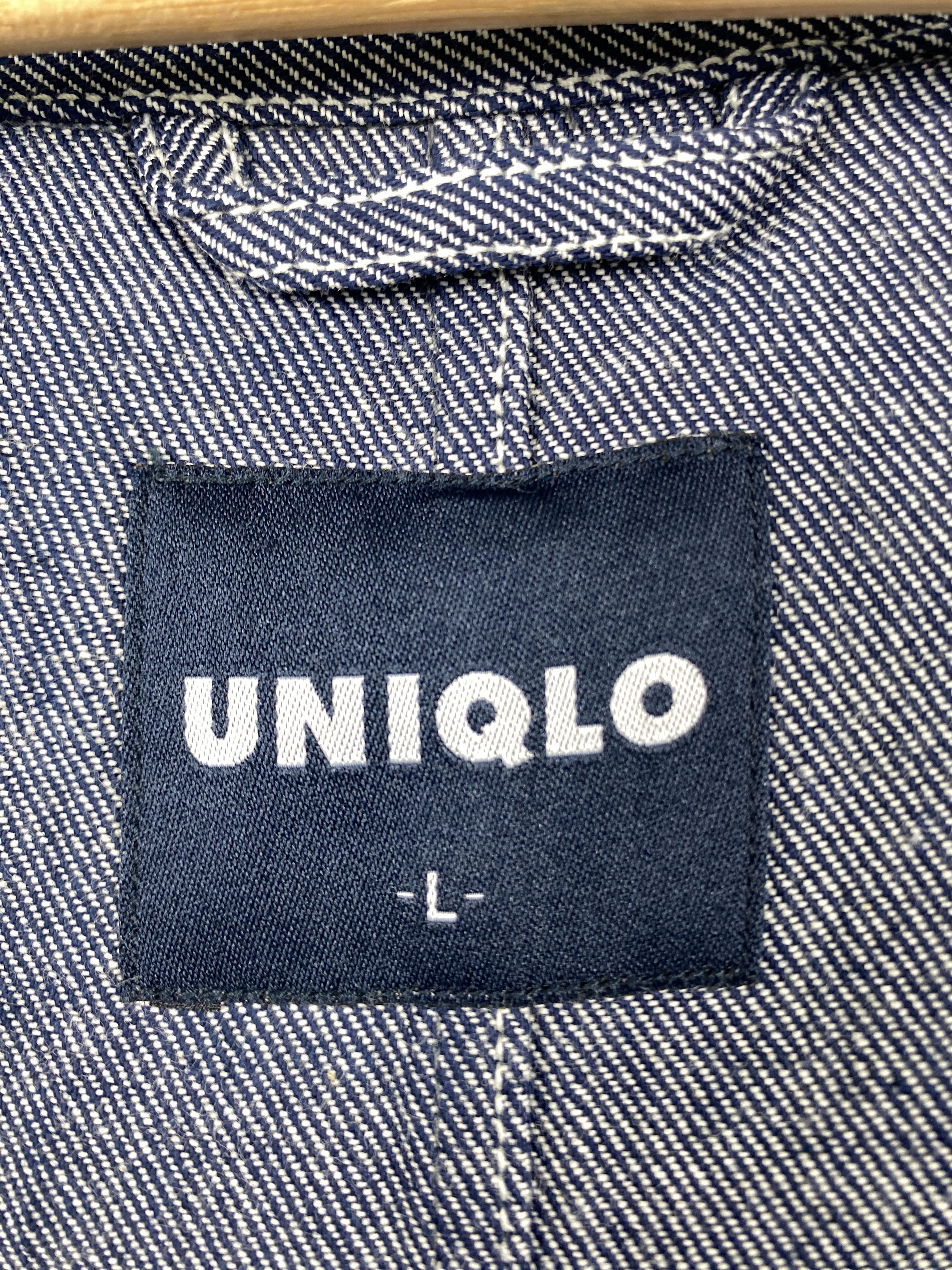 Uniqlo Vintage Uniqlo Denim Button Up Jacket J1298 Size US S / EU 44-46 / 1 - 11 Thumbnail