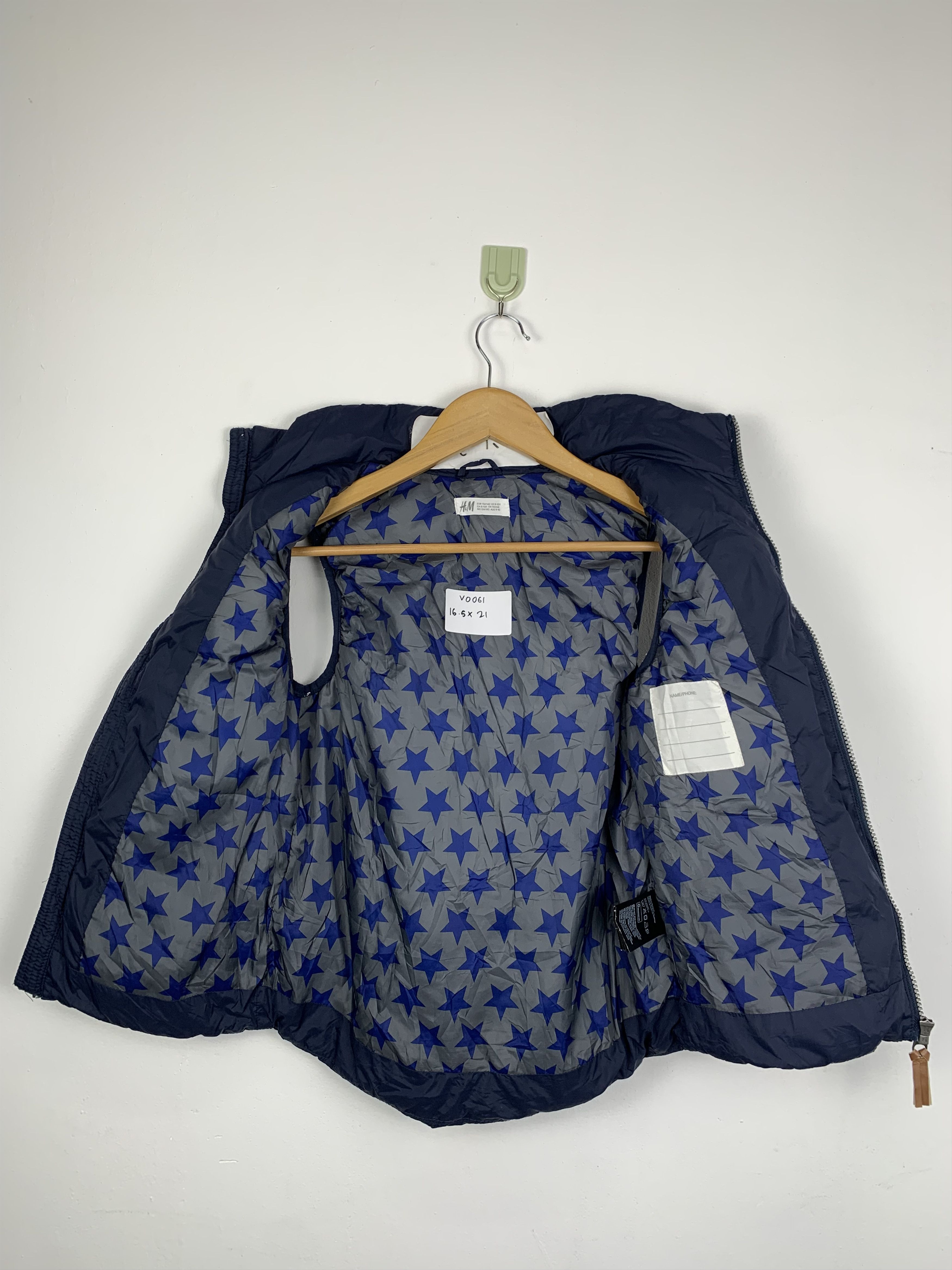 H&M H&M Kid Puffer Star Pattern Lining Sleeveless Vest Size US XS / EU 42 / 0 - 8 Thumbnail