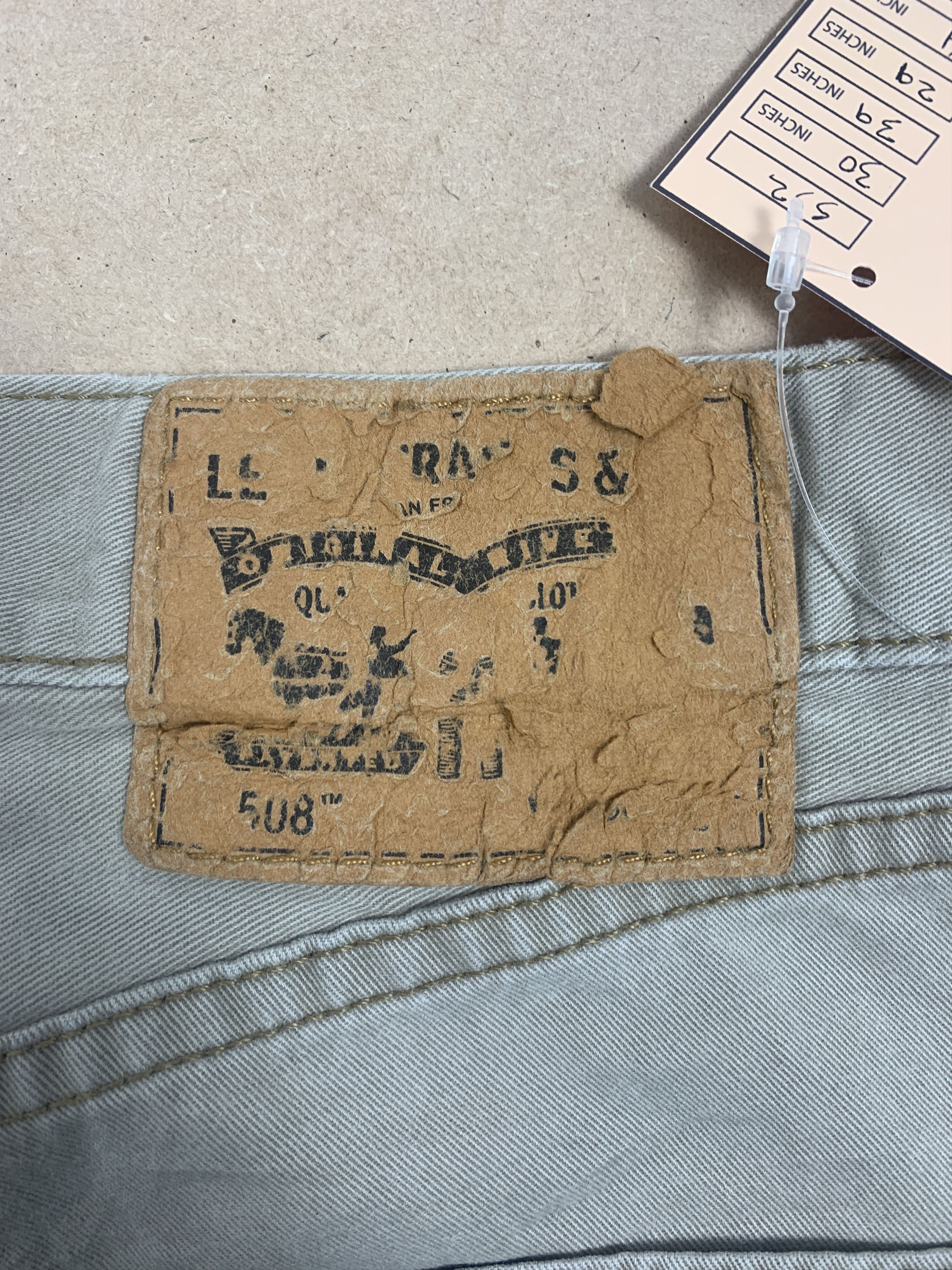 Levi's Vintage 90s Levis 508 Distressed Silver Tab Grey Jeans Size US 30 / EU 46 - 9 Thumbnail