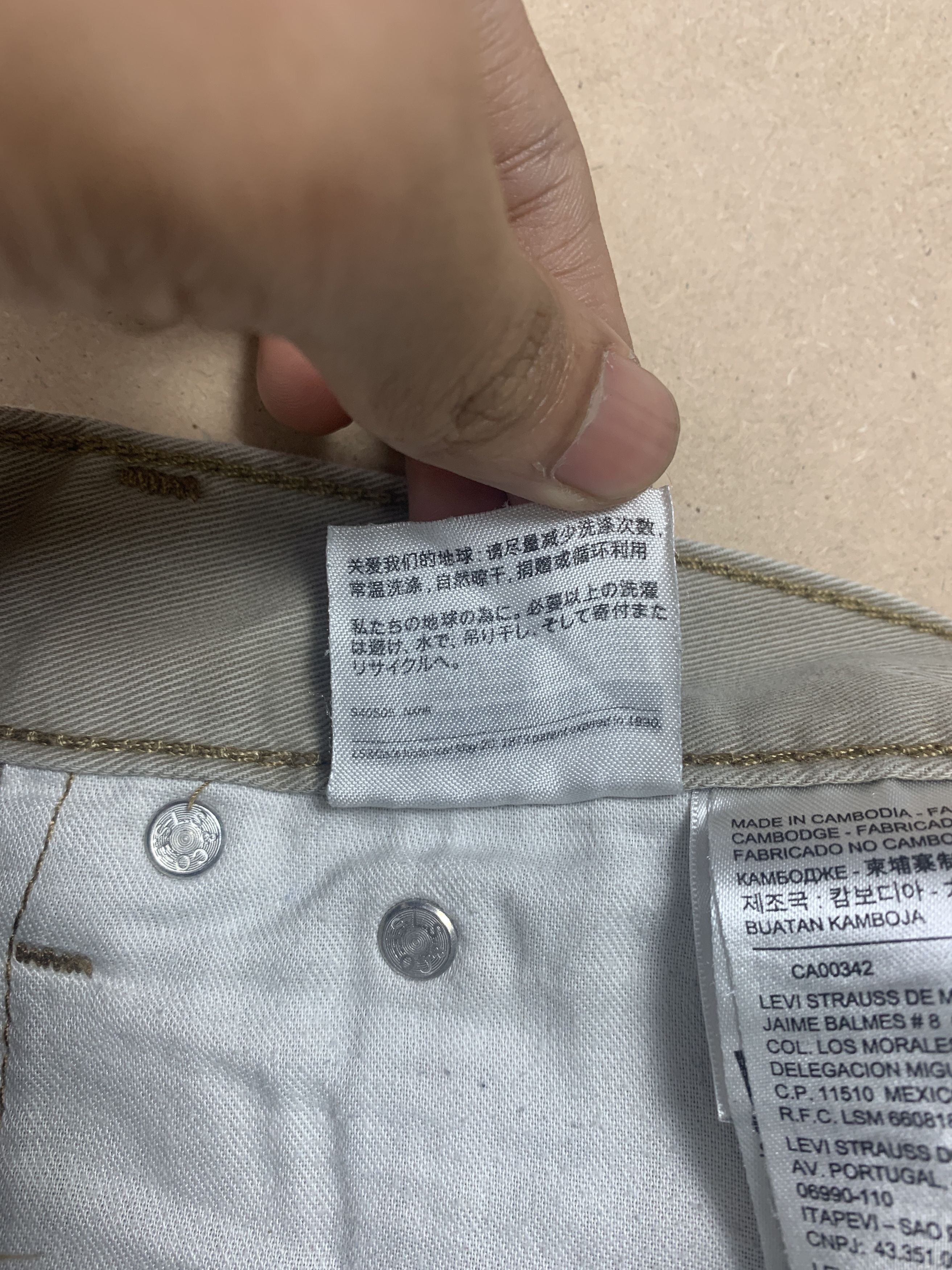 Levi's Vintage 90s Levis 508 Distressed Silver Tab Grey Jeans Size US 30 / EU 46 - 13 Thumbnail
