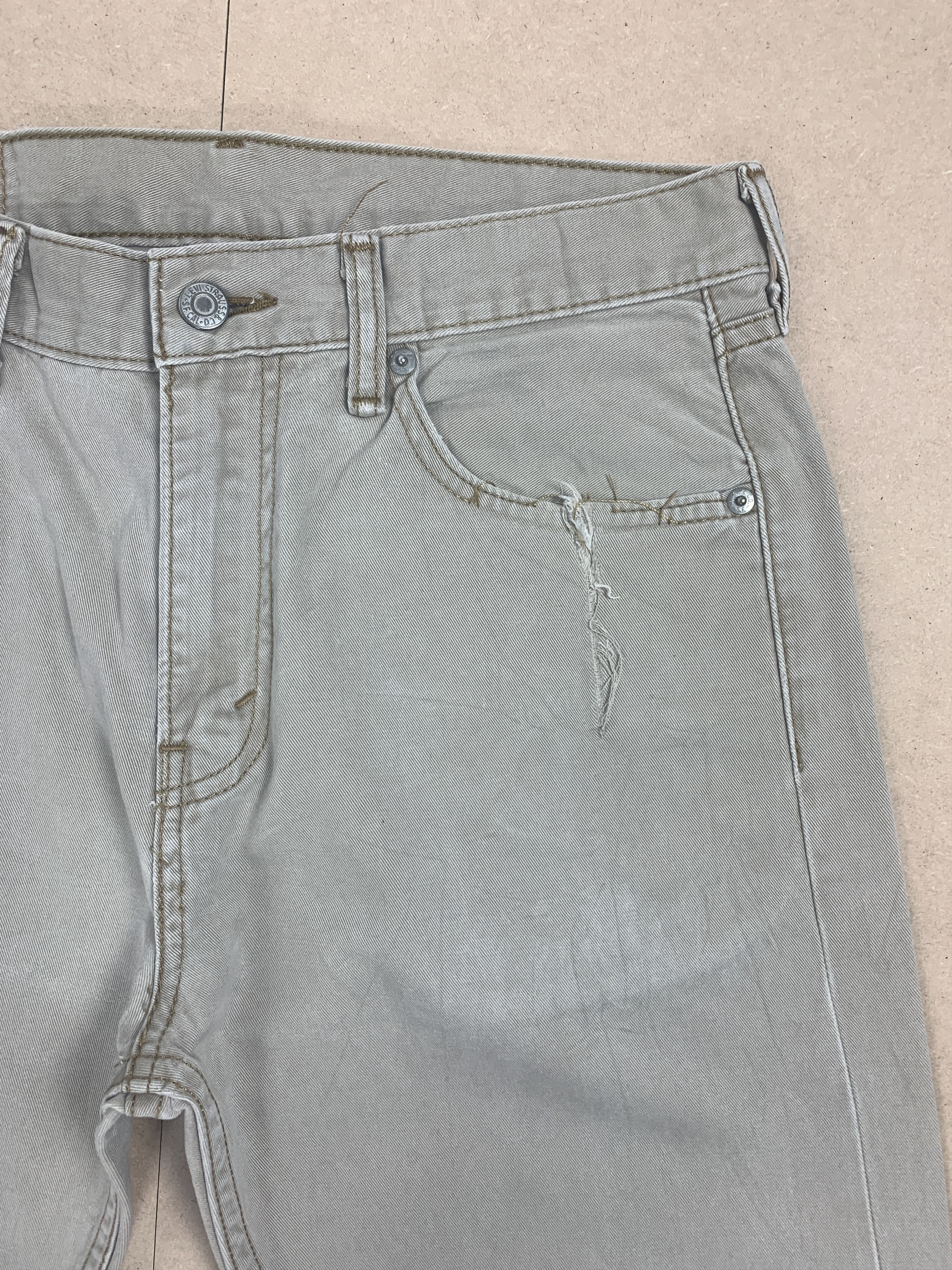 Levi's Vintage 90s Levis 508 Distressed Silver Tab Grey Jeans Size US 30 / EU 46 - 3 Thumbnail