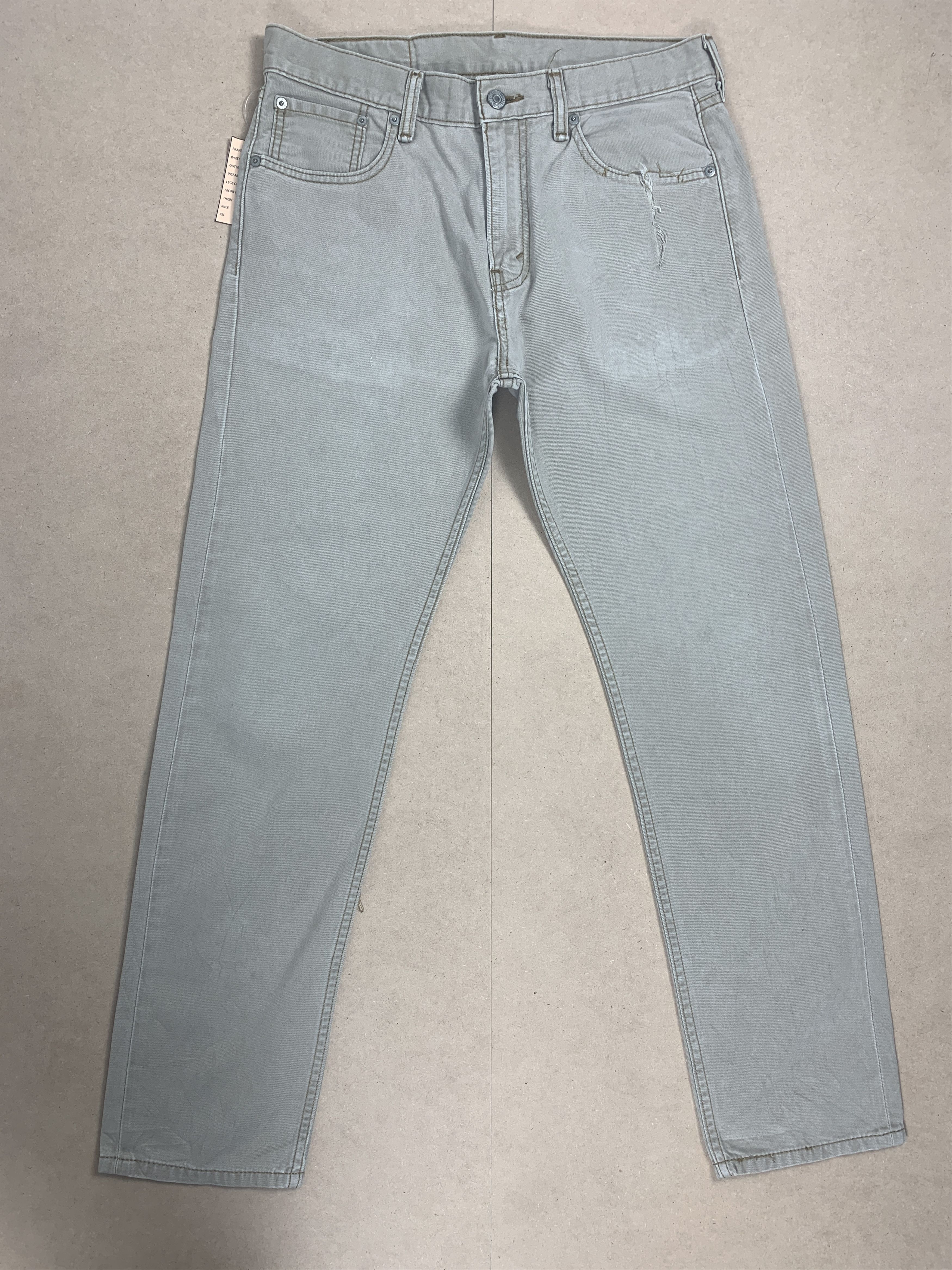 Levi's Vintage 90s Levis 508 Distressed Silver Tab Grey Jeans Size US 30 / EU 46 - 1 Thumbnail