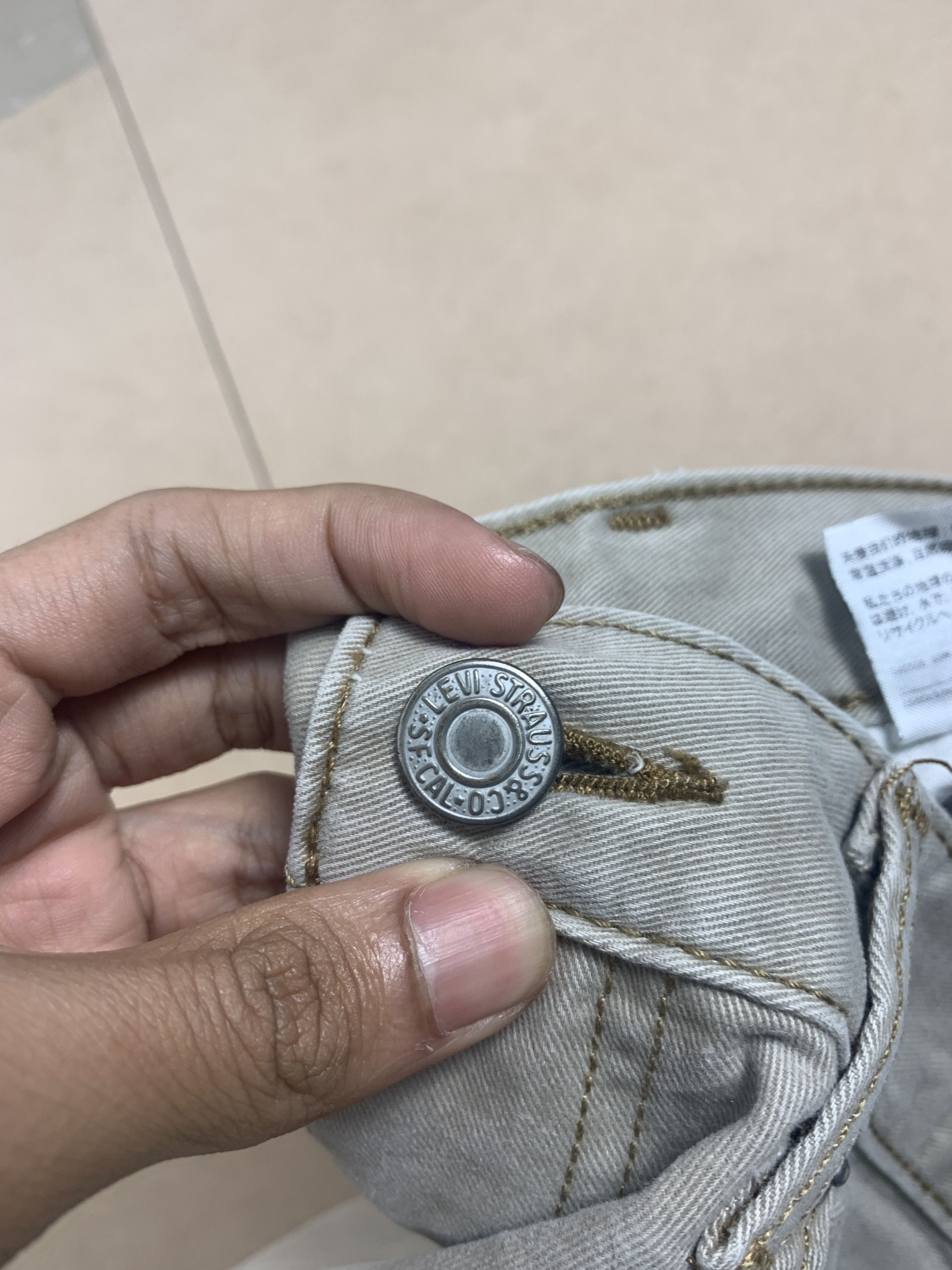 Levi's Vintage 90s Levis 508 Distressed Silver Tab Grey Jeans Size US 30 / EU 46 - 19 Thumbnail