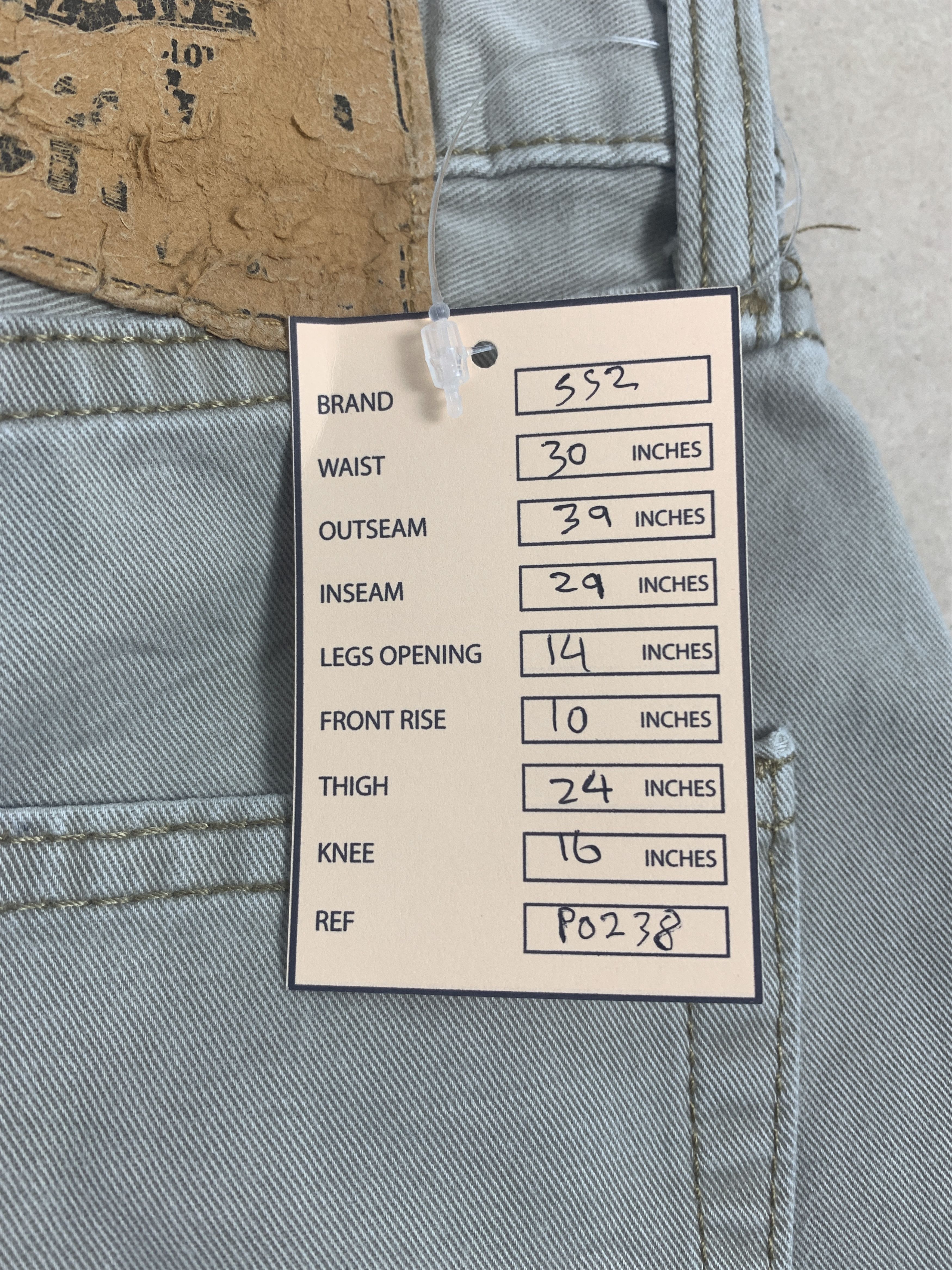 Levi's Vintage 90s Levis 508 Distressed Silver Tab Grey Jeans Size US 30 / EU 46 - 21 Thumbnail