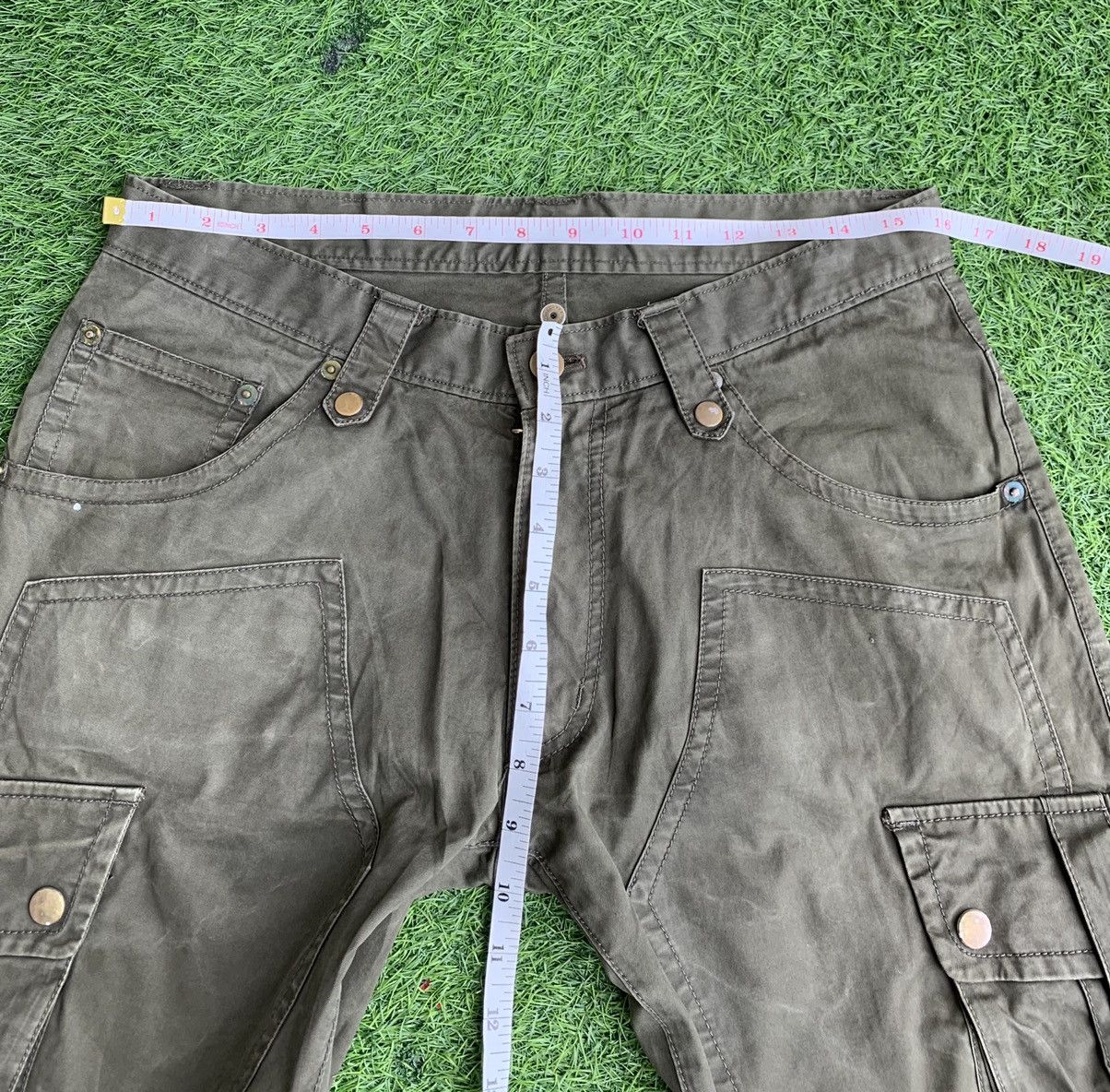 Designer × Michel Klein Japanese Brand Michel Klein Multi Pocket Cargo Pants Size US 32 / EU 48 - 14 Thumbnail