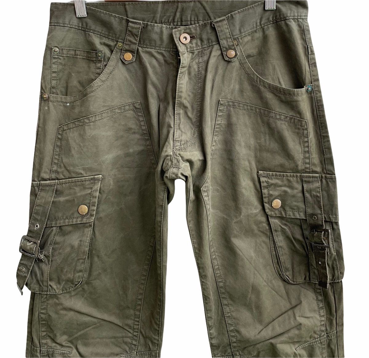Designer × Michel Klein Japanese Brand Michel Klein Multi Pocket Cargo Pants Size US 32 / EU 48 - 7 Thumbnail