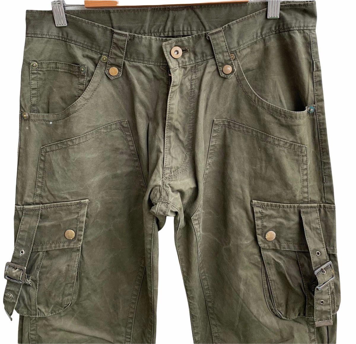 Designer × Michel Klein Japanese Brand Michel Klein Multi Pocket Cargo Pants Size US 32 / EU 48 - 5 Thumbnail