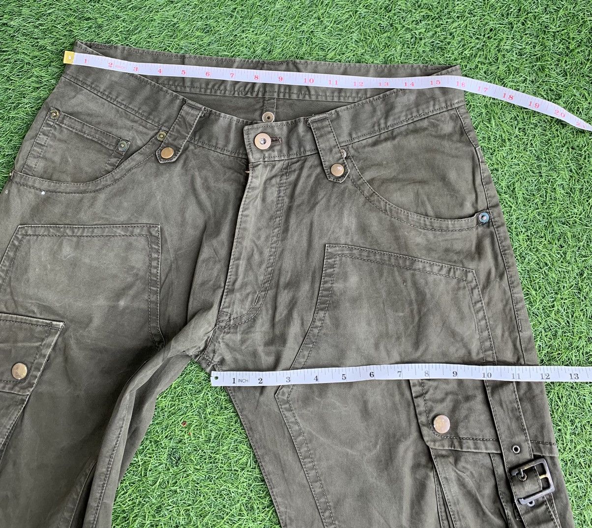 Designer × Michel Klein Japanese Brand Michel Klein Multi Pocket Cargo Pants Size US 32 / EU 48 - 13 Thumbnail